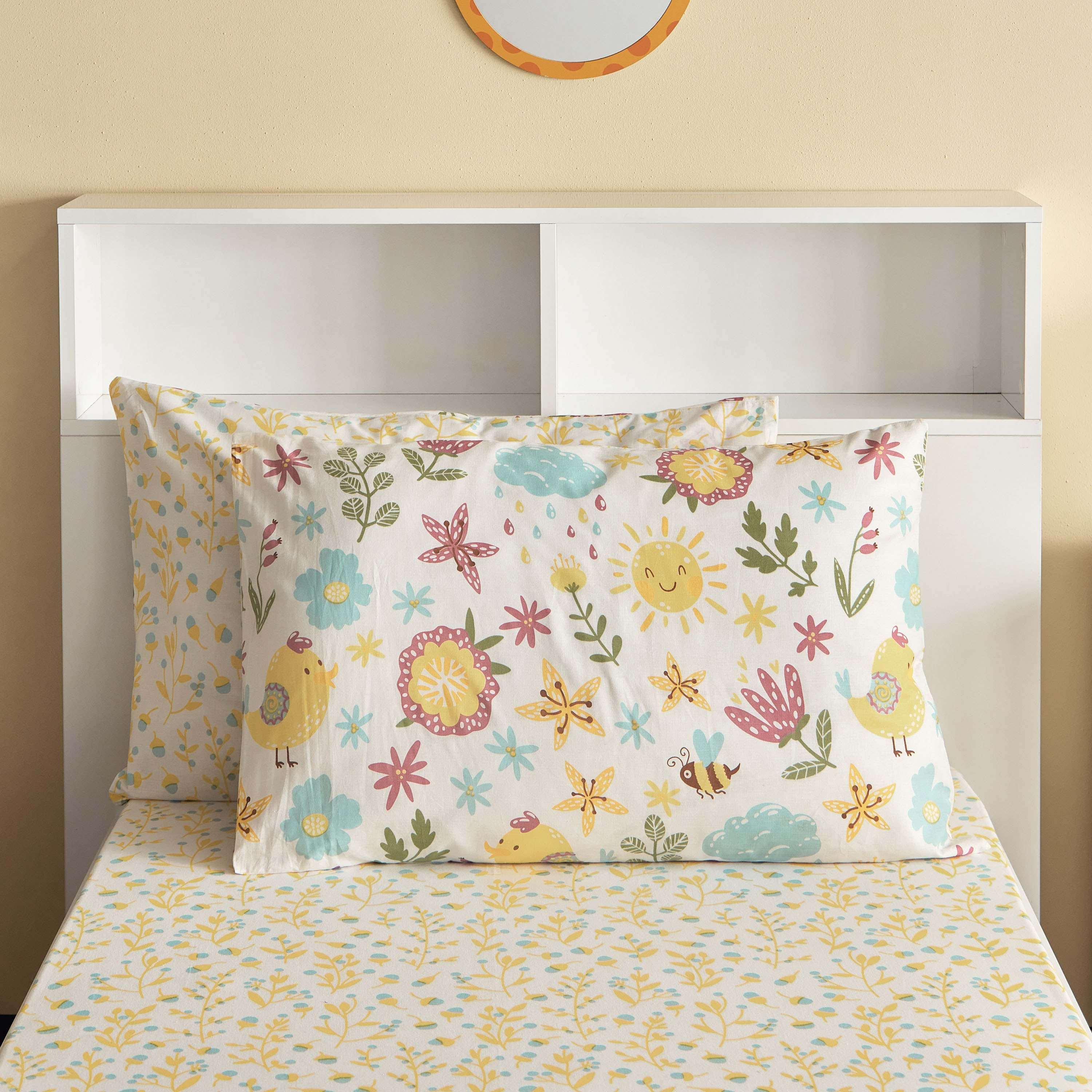 طقم غطاء وسادة قطني بلوم كاباس قطعتين 144 خيط من هيرميون - 50x75 سم-hbxhomeware-hbxkidsandyouth-image-2