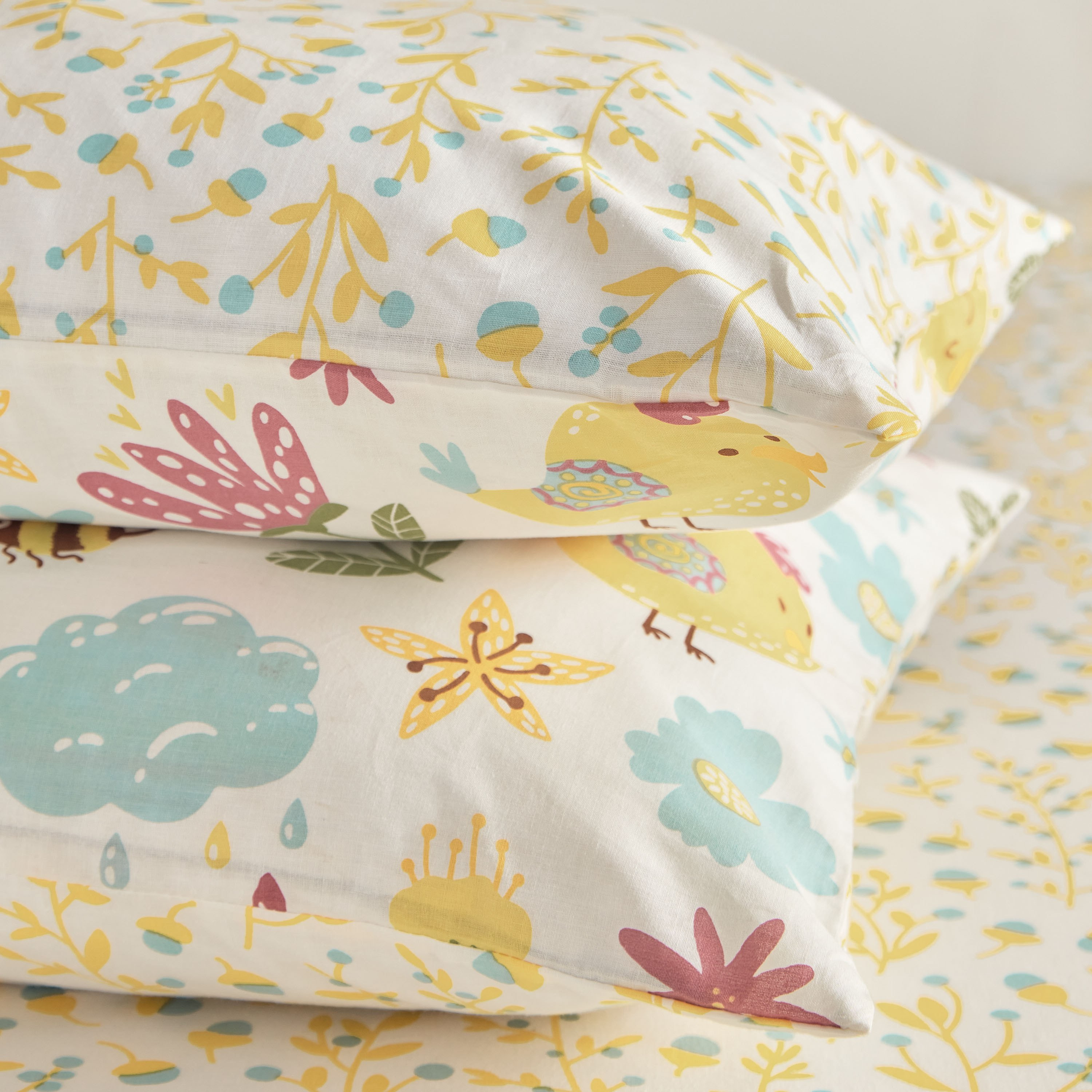 طقم غطاء وسادة قطني بلوم كاباس قطعتين 144 خيط من هيرميون - 50x75 سم-hbxhomeware-hbxkidsandyouth-image-4