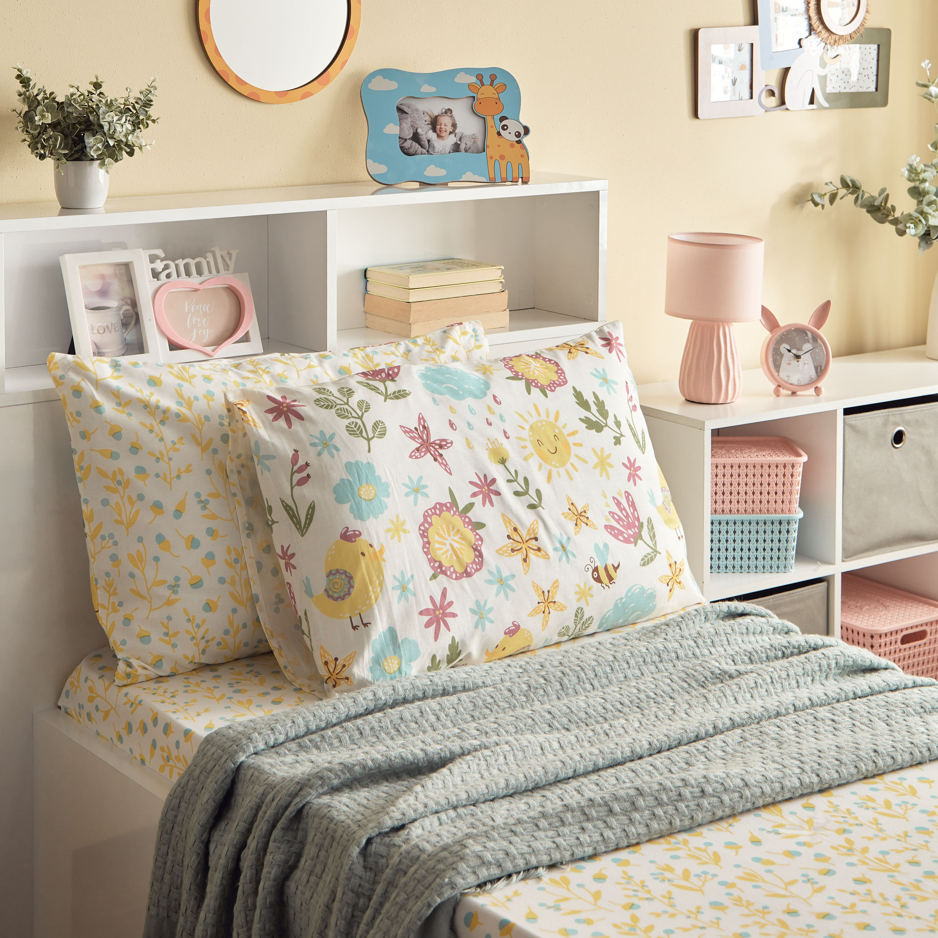 طقم غطاء وسادة قطني بلوم كاباس قطعتين 144 خيط من هيرميون - 50x75 سم-hbxhomeware-hbxkidsandyouth-image-6