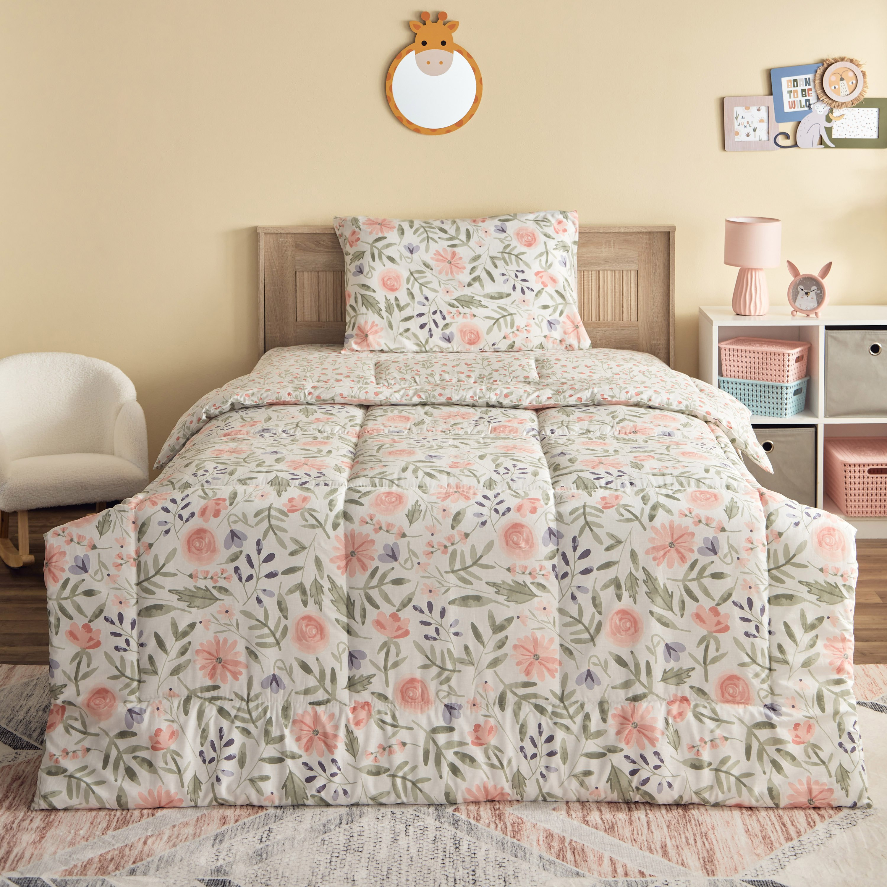 شرشف مطاطي قطني مزدوج من هرميون قطعتين 144 خيط -160x220  سم-hbxhomeware-hbxkidsandyouth-image-2