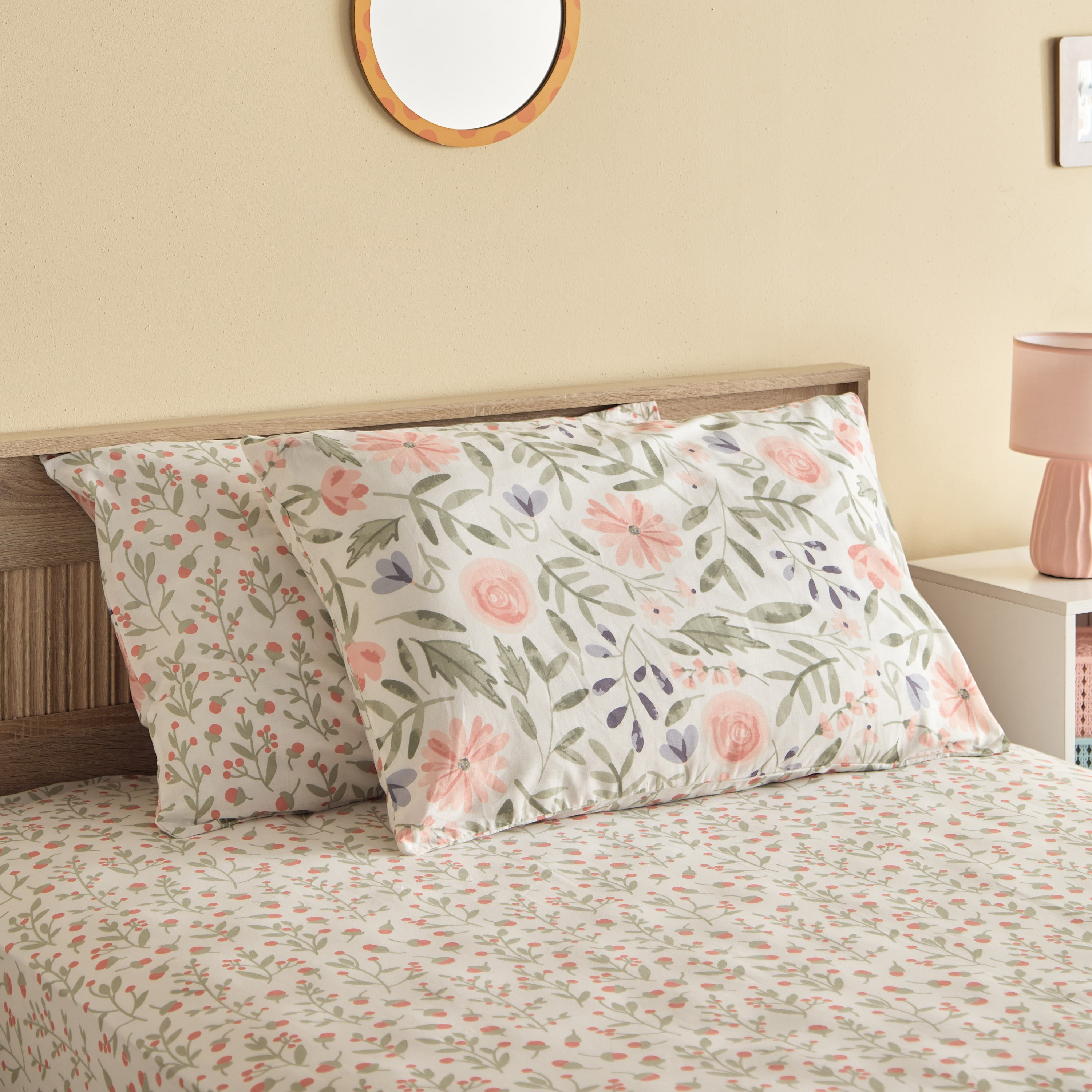 طقم غطاء وسادة قطن تشرسي كاباس من هيرميون قطعتين 144 خيط - 50x75 سم-hbxhomeware-hbxkidsandyouth-image-1