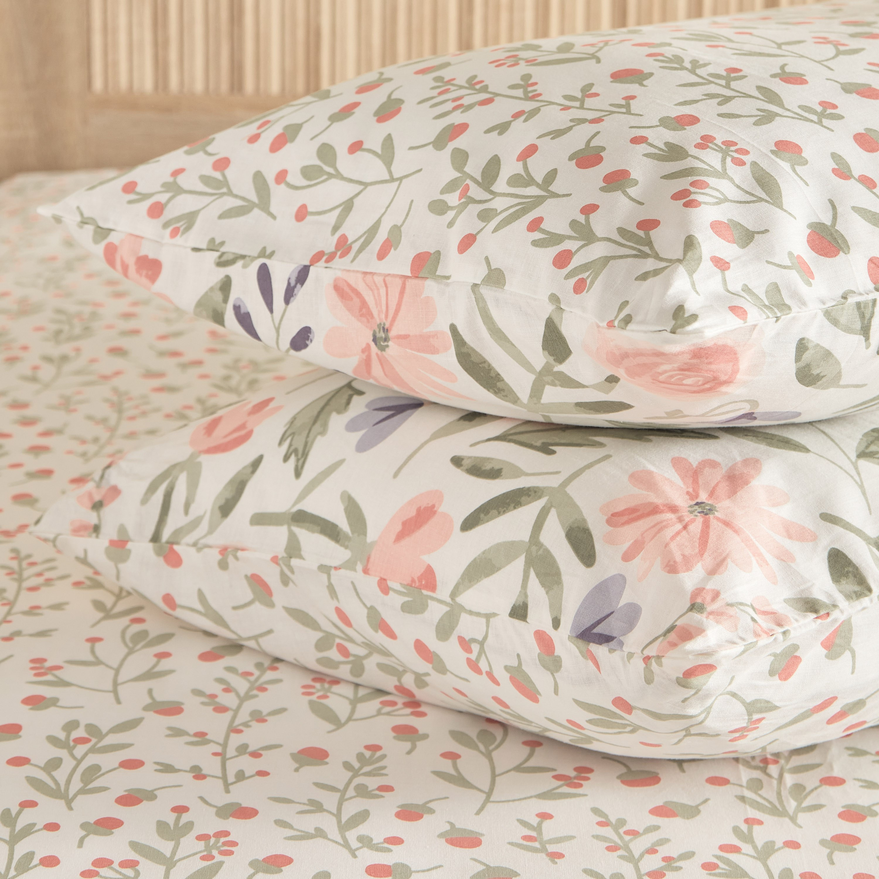 طقم غطاء وسادة قطن تشرسي كاباس من هيرميون قطعتين 144 خيط - 50x75 سم-hbxhomeware-hbxkidsandyouth-image-4