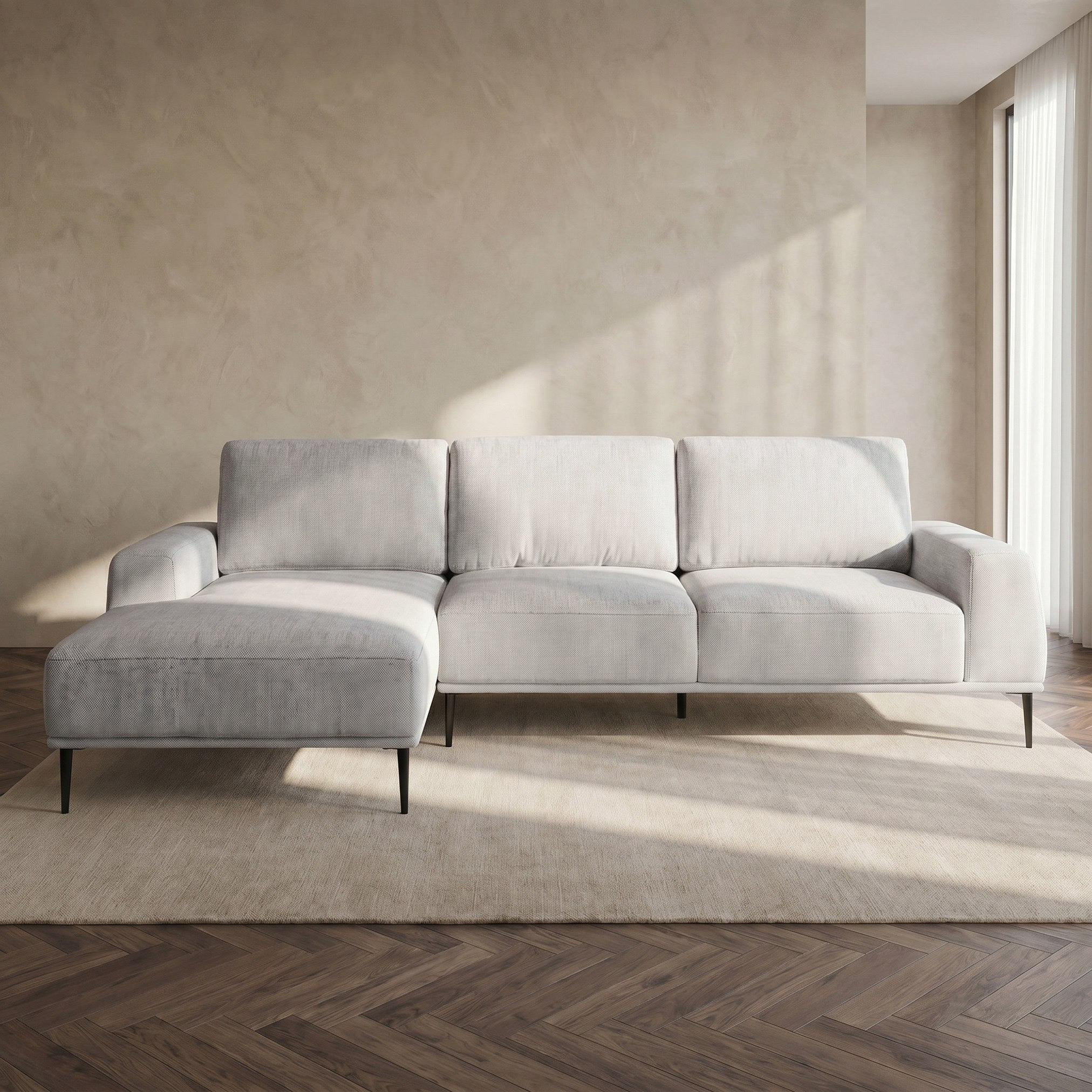 Baron 4-Seater Left Corner Fabric Sofa-hbxlivingroom-sofasandarmchairs-sofas-image-2