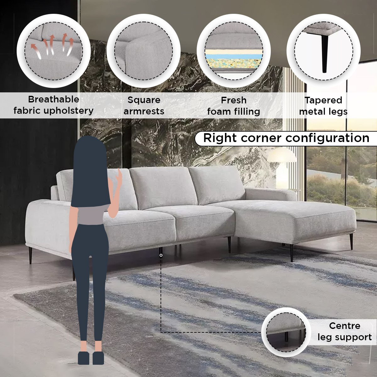 كنبة ركنية يمين 4 مقاعد قماش من بارون-hbxlivingroom-sofasandarmchairs-cornersofas-image-7