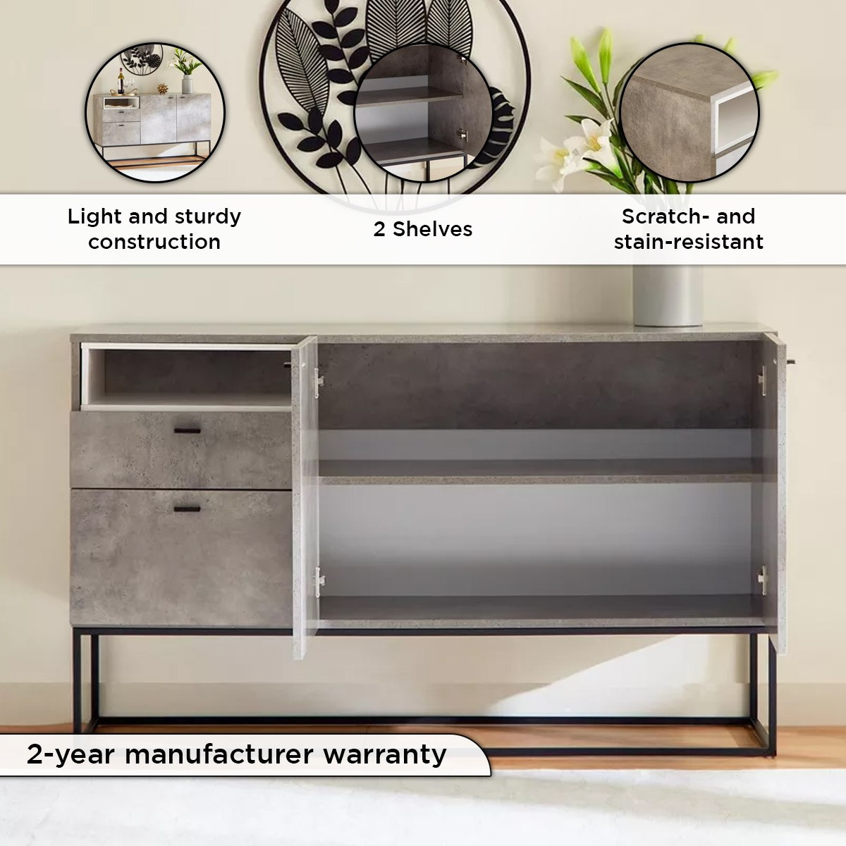 Scott 2-Drawer Sideboard with 2 Doors-hbxfurniture-diningroom-buffetsandsideboards-image-5