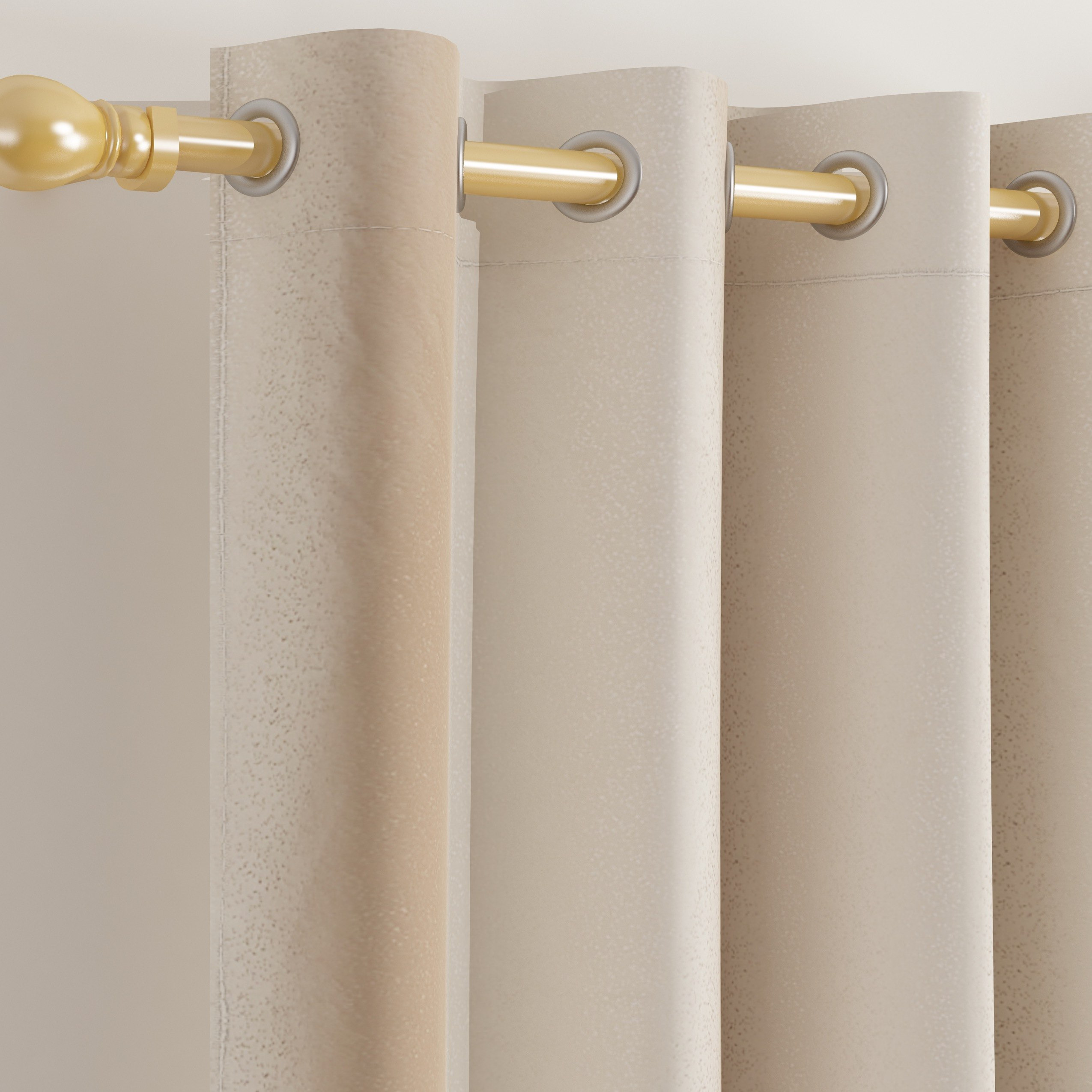 طقم ستائر جاكارد قطعتين من تكساس - 135x240 سم-hbxhomeware-hbxdecorandfurnishings-image-2