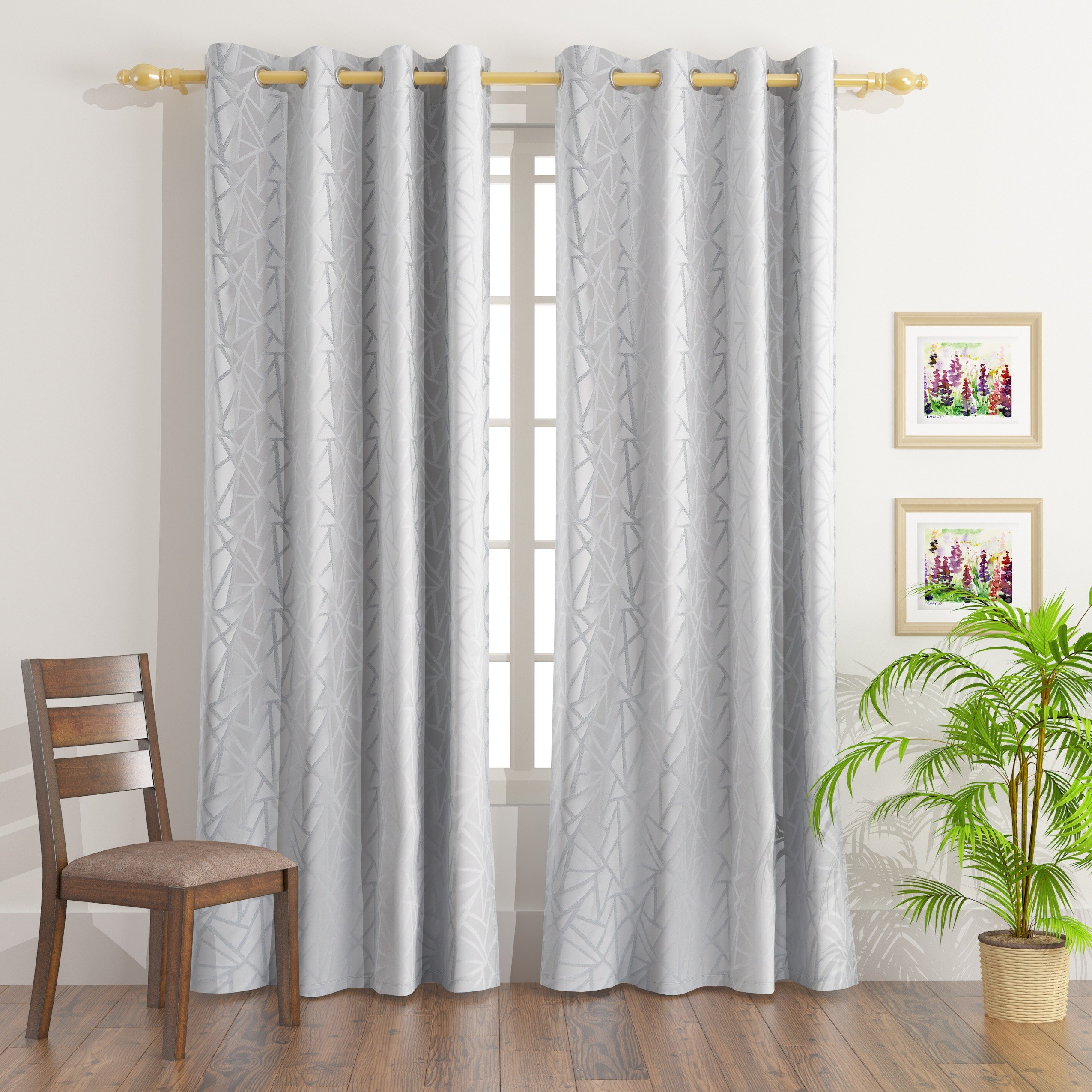 طقم ستائر جاكارد قطعتين من تيكساس إيس - 135x240 سم-hbxhomeware-hbxdecorandfurnishings-image-1