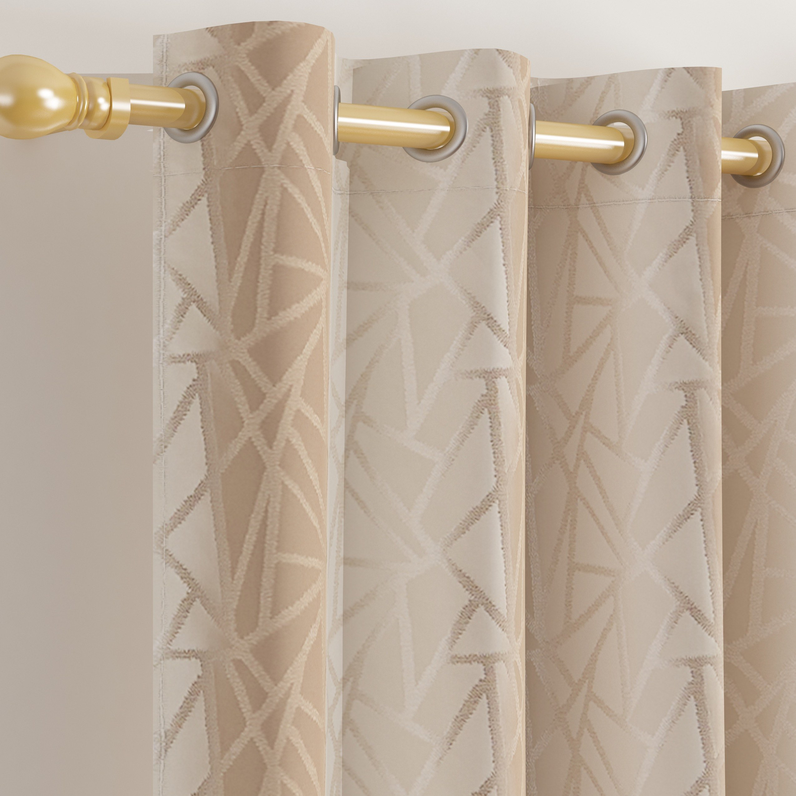 Texas Ace 2-Piece Jacquard Curtain Set - 135x240 cm-hbxhomeware-hbxdecorandfurnishings-image-2