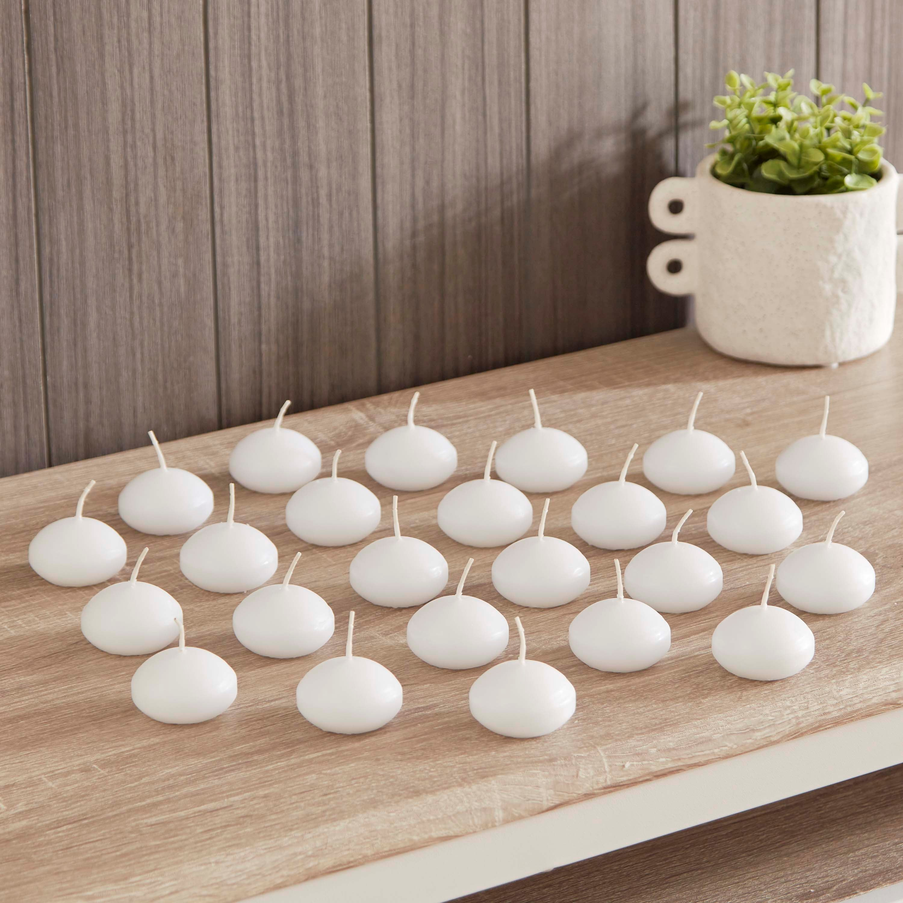 طقم شموع عائمة 24 قطعة من لونا - 4.5x3 سم-hbxlivingroom-decorandaccessories-candles-image-1