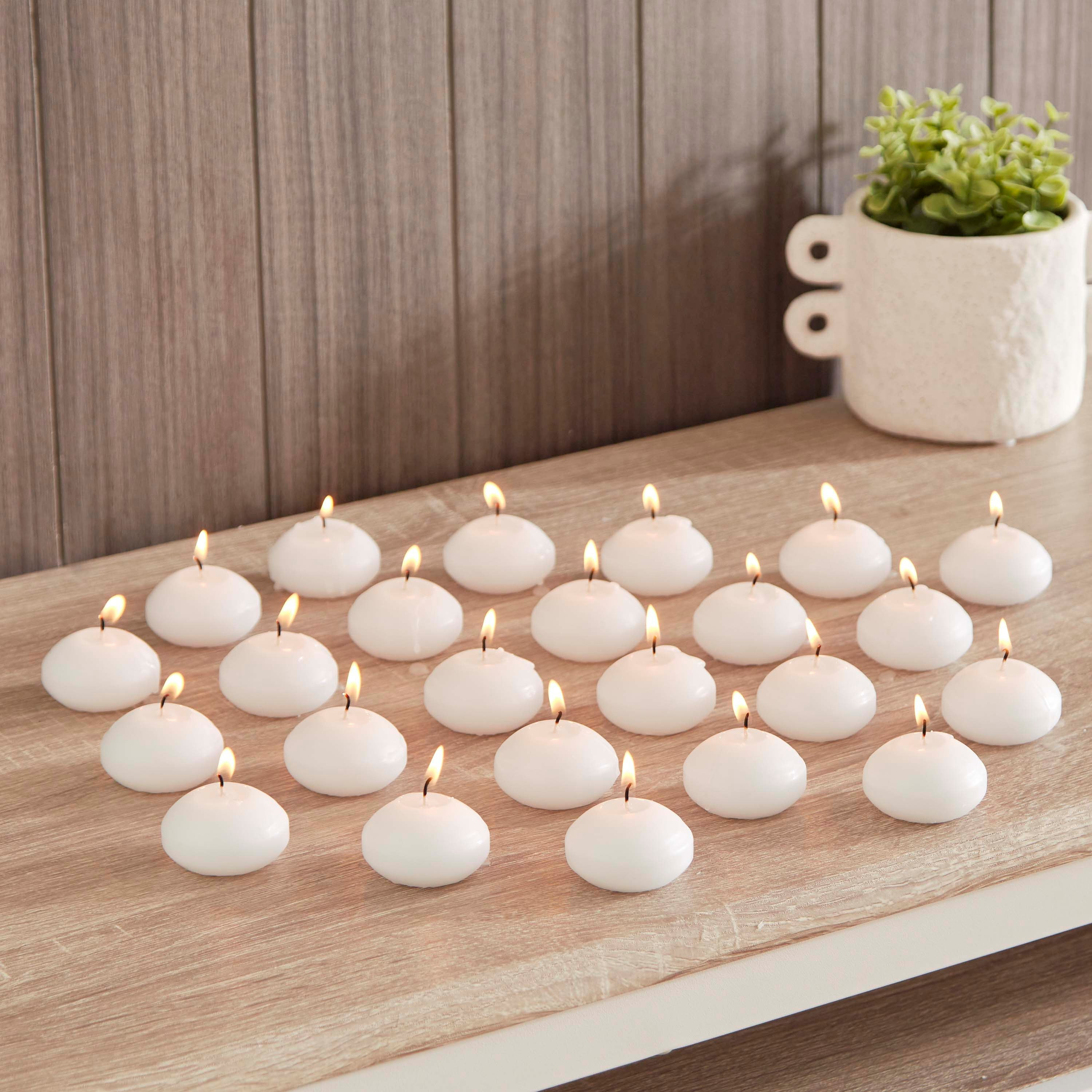 طقم شموع عائمة 24 قطعة من لونا - 4.5x3 سم-hbxlivingroom-decorandaccessories-candles-image-2