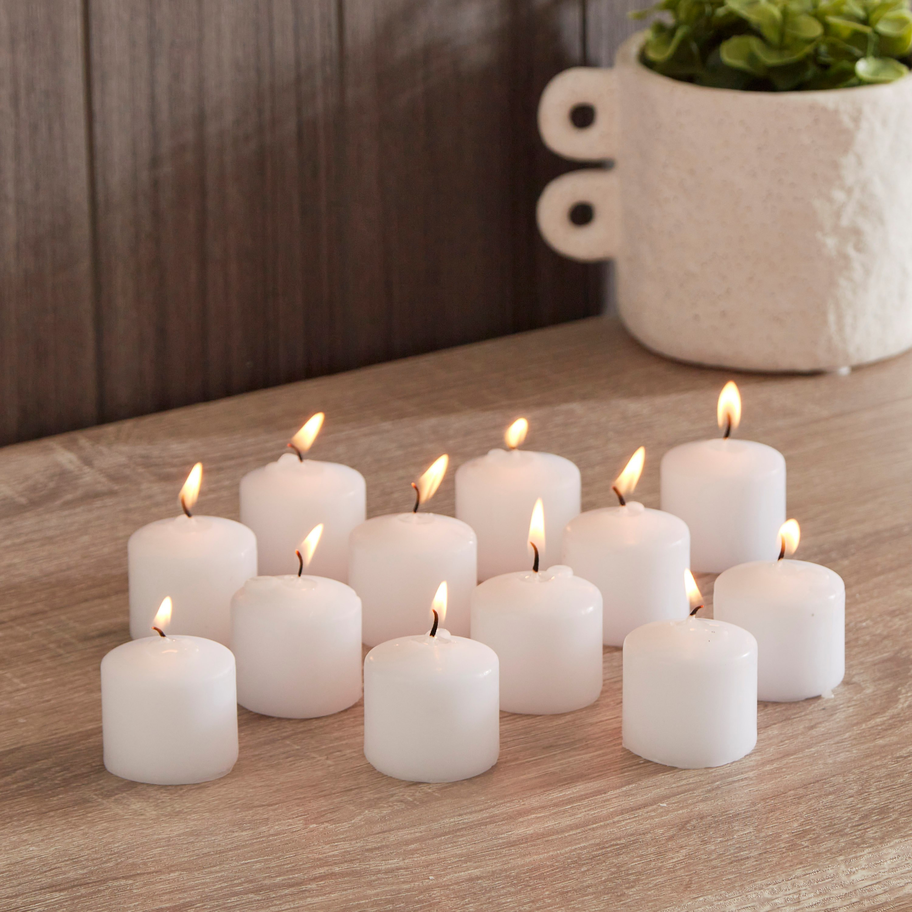 طقم شموع صغيرة 12 قطعة من لونا - 3.8x4 سم-hbxlivingroom-decorandaccessories-candles-image-2
