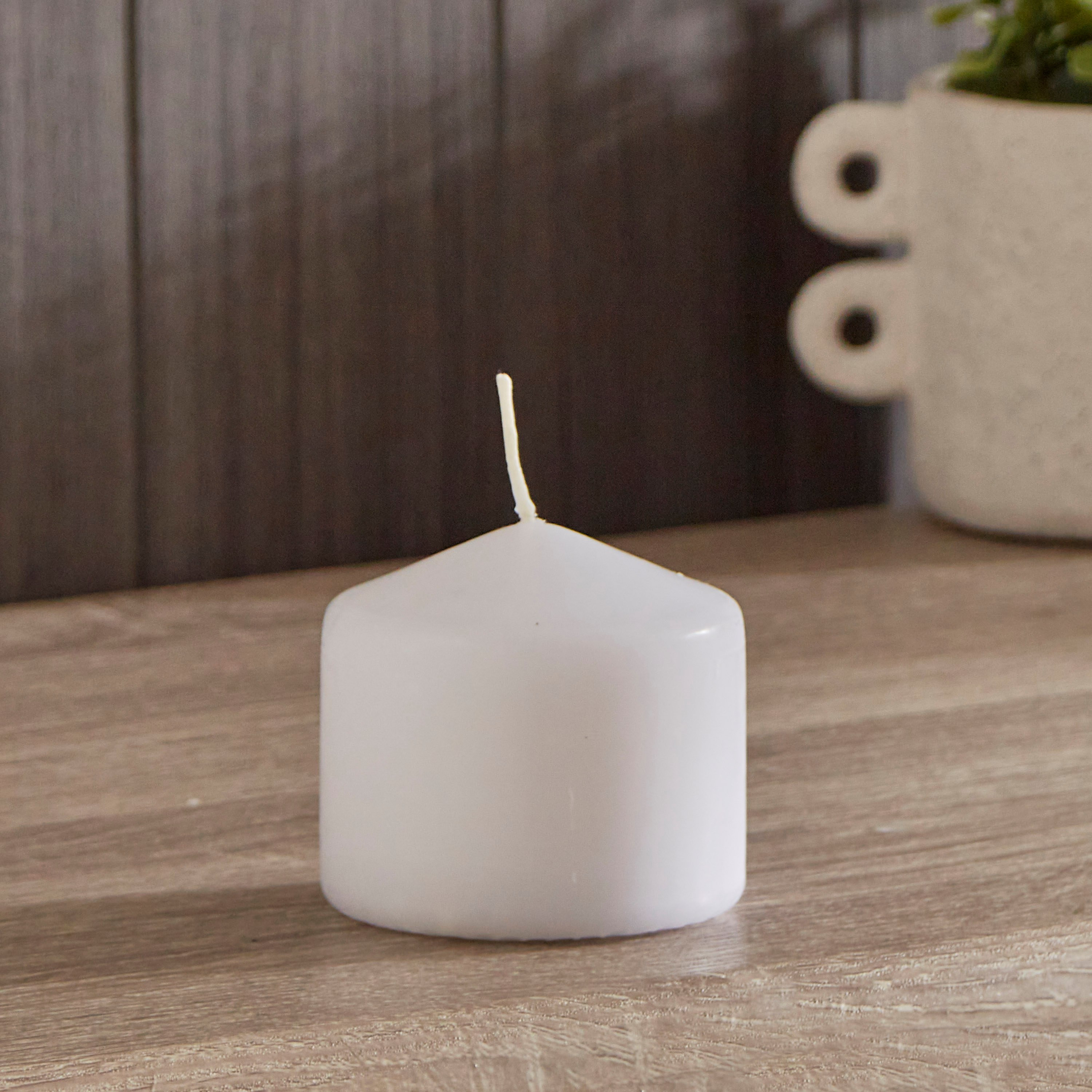 شمعة عمودية من لونا - 8x7.5 سم-hbxlivingroom-decorandaccessories-candles-image-1