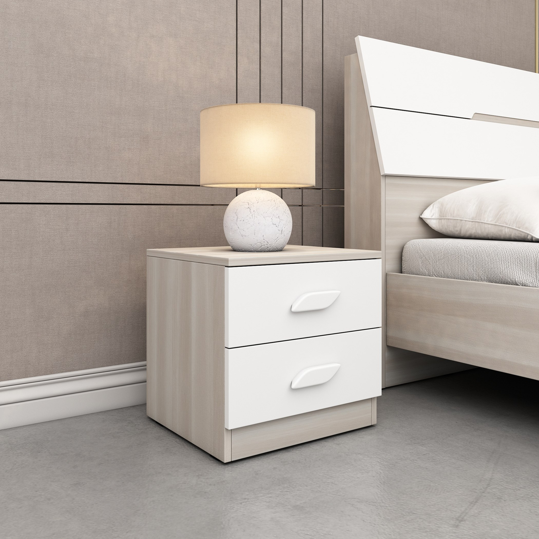 طقم غرفة نوم كينج 5 قطع من نيوبورت - 180x200 سم-hbxbedroom-bedsandbedsets-bedroomsets-king-image-20