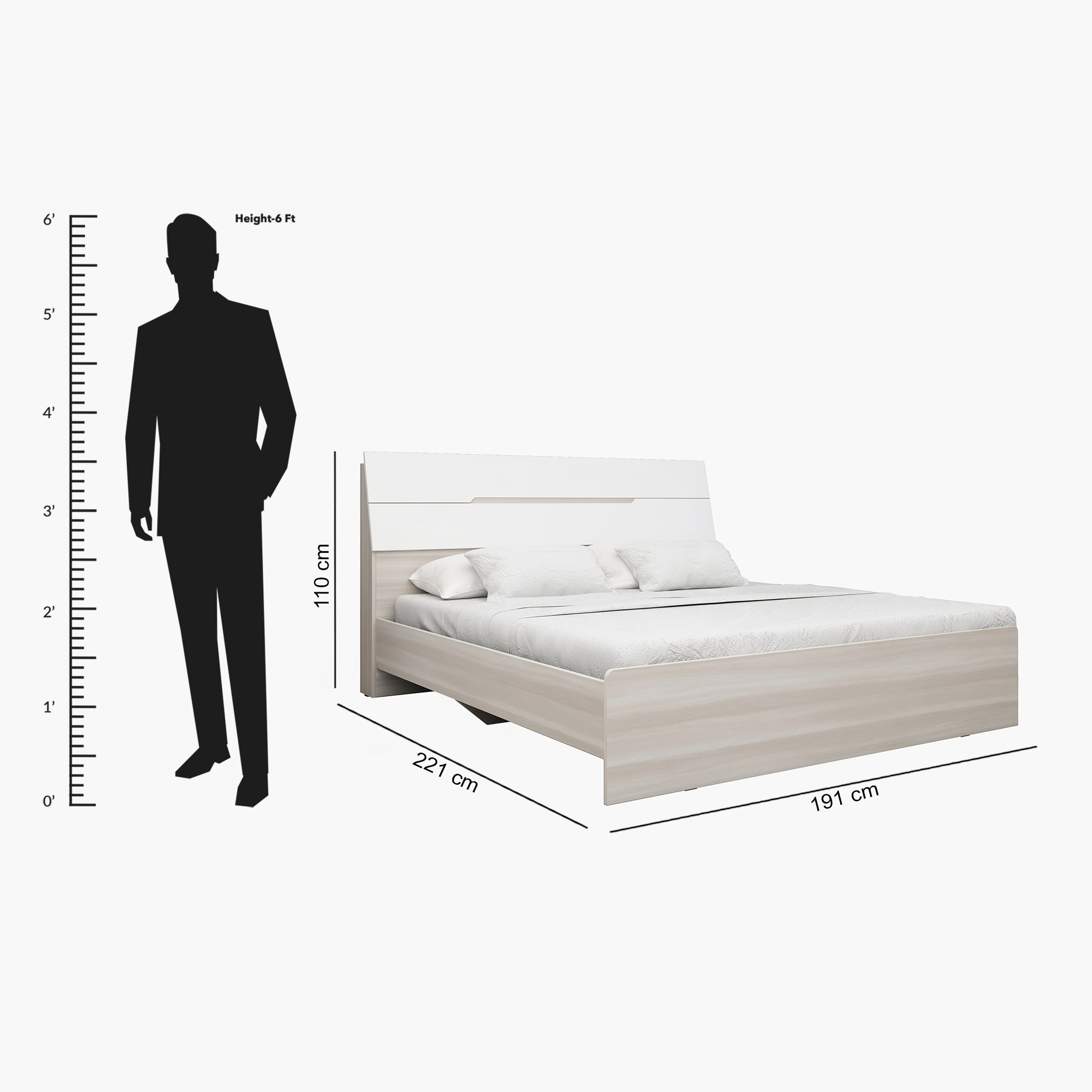 طقم غرفة نوم كينج 5 قطع من نيوبورت - 180x200 سم-hbxbedroom-bedsandbedsets-bedroomsets-king-image-23