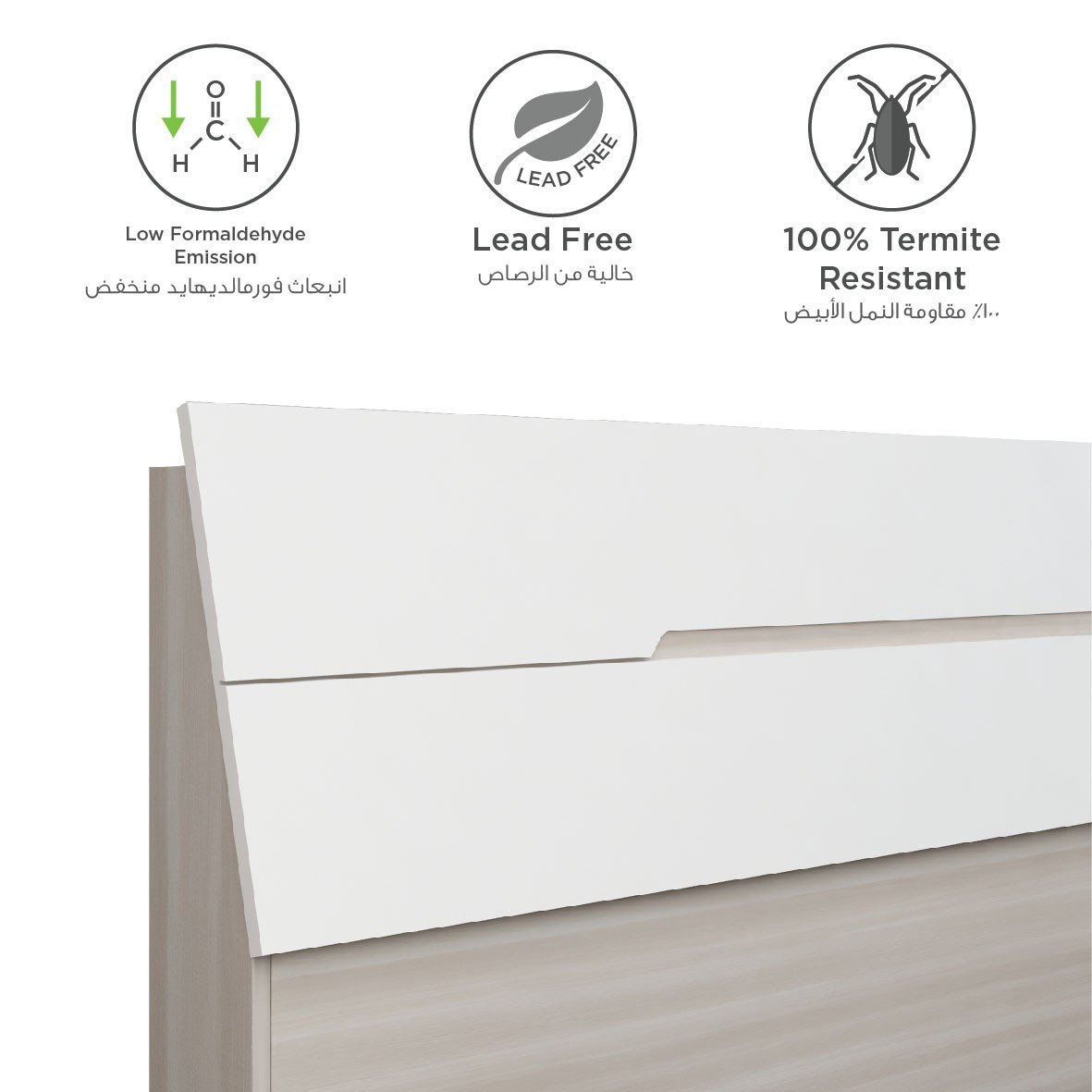 طقم غرفة نوم كينج 5 قطع من نيوبورت - 180x200 سم-hbxbedroom-bedsandbedsets-bedroomsets-king-image-8