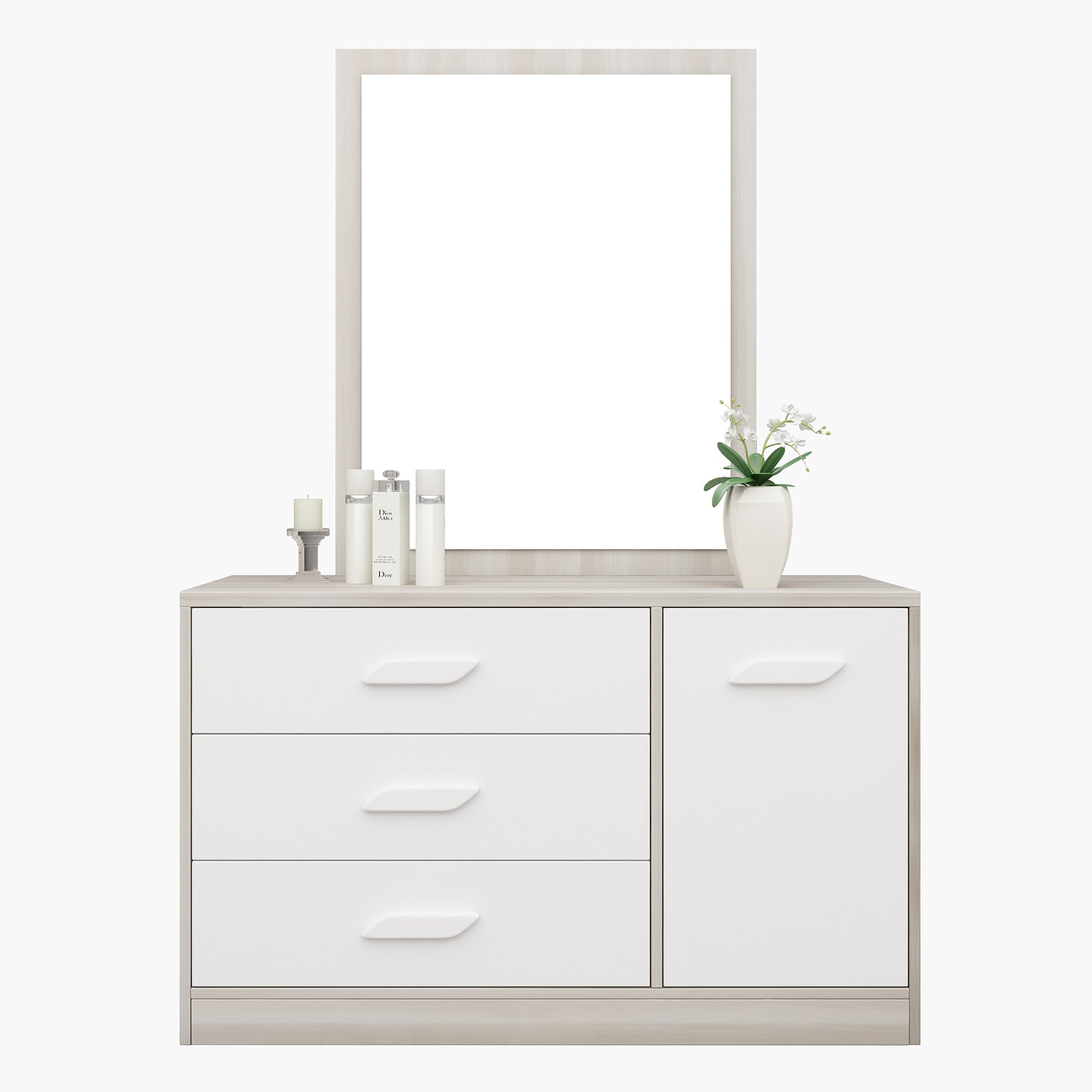 طقم غرفة نوم كينج 5 قطع من نيوبورت - 180x200 سم-hbxbedroom-bedsandbedsets-bedroomsets-king-image-9