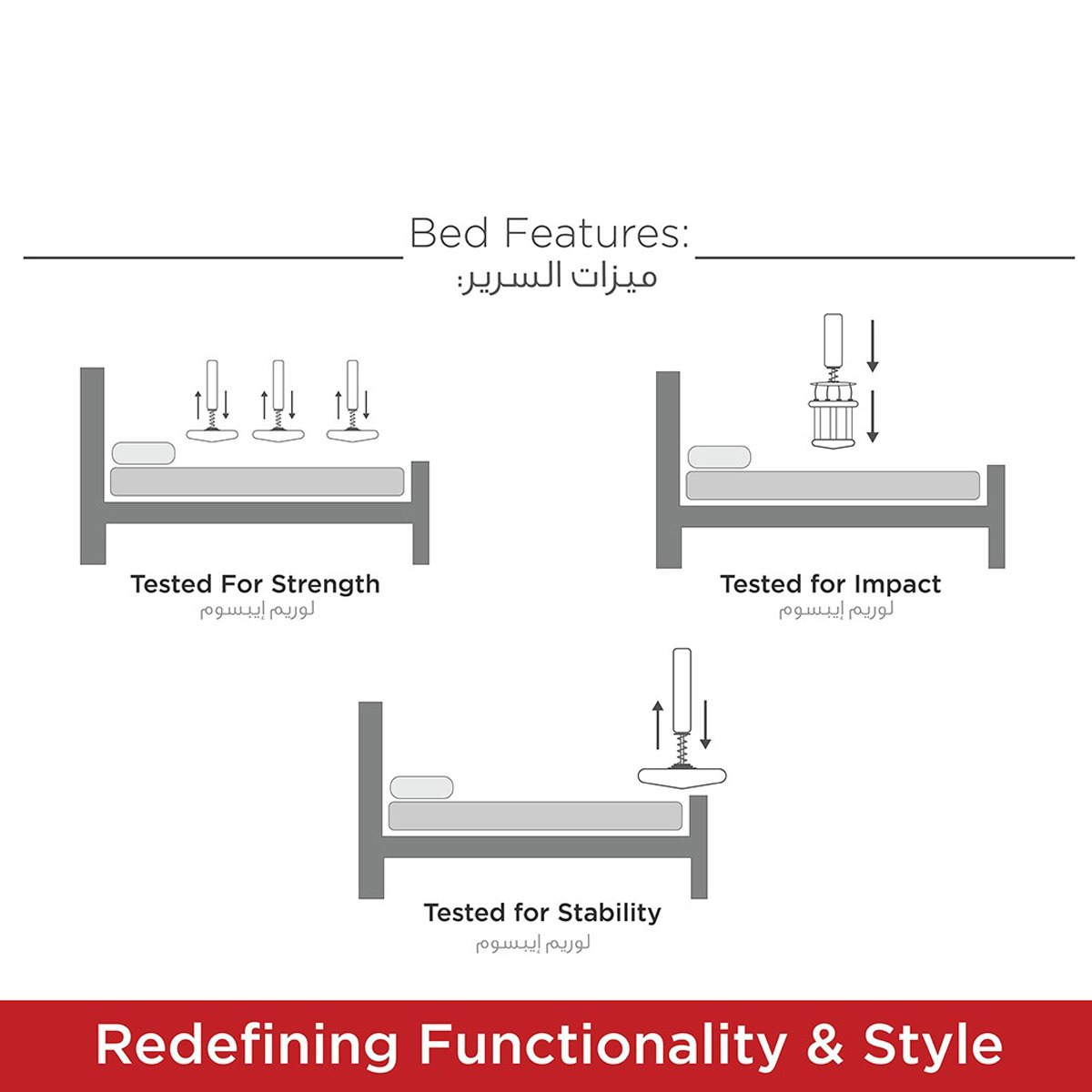 طقم غرفة نوم كينج 5 قطع من نيوبورت - 180x200 سم-hbxbedroom-bedsandbedsets-bedroomsets-king-image-10