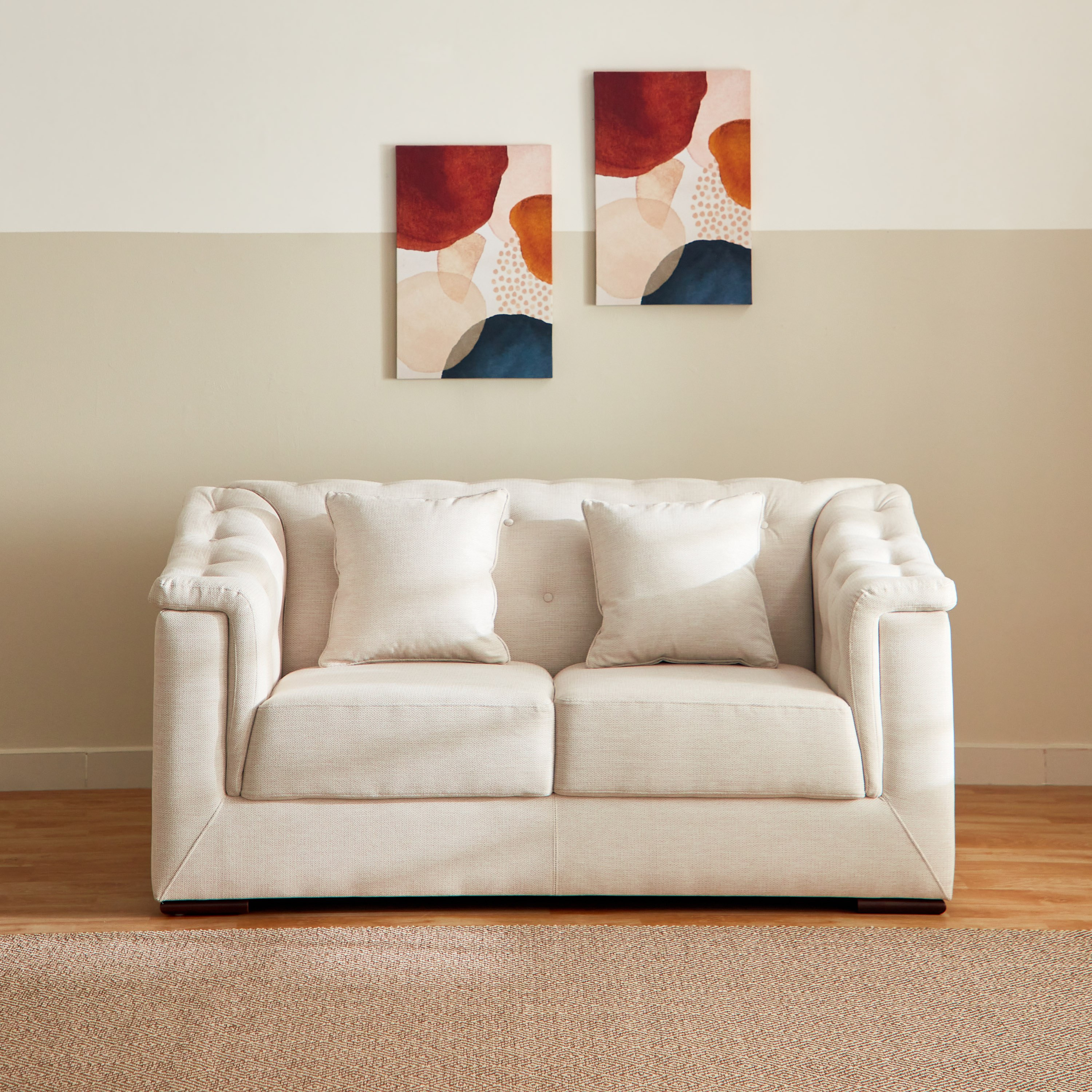 كنبة قماش مقعدين مع وسادتين من سندريلا-hbxlivingroom-sofasandarmchairs-sofas-image-2