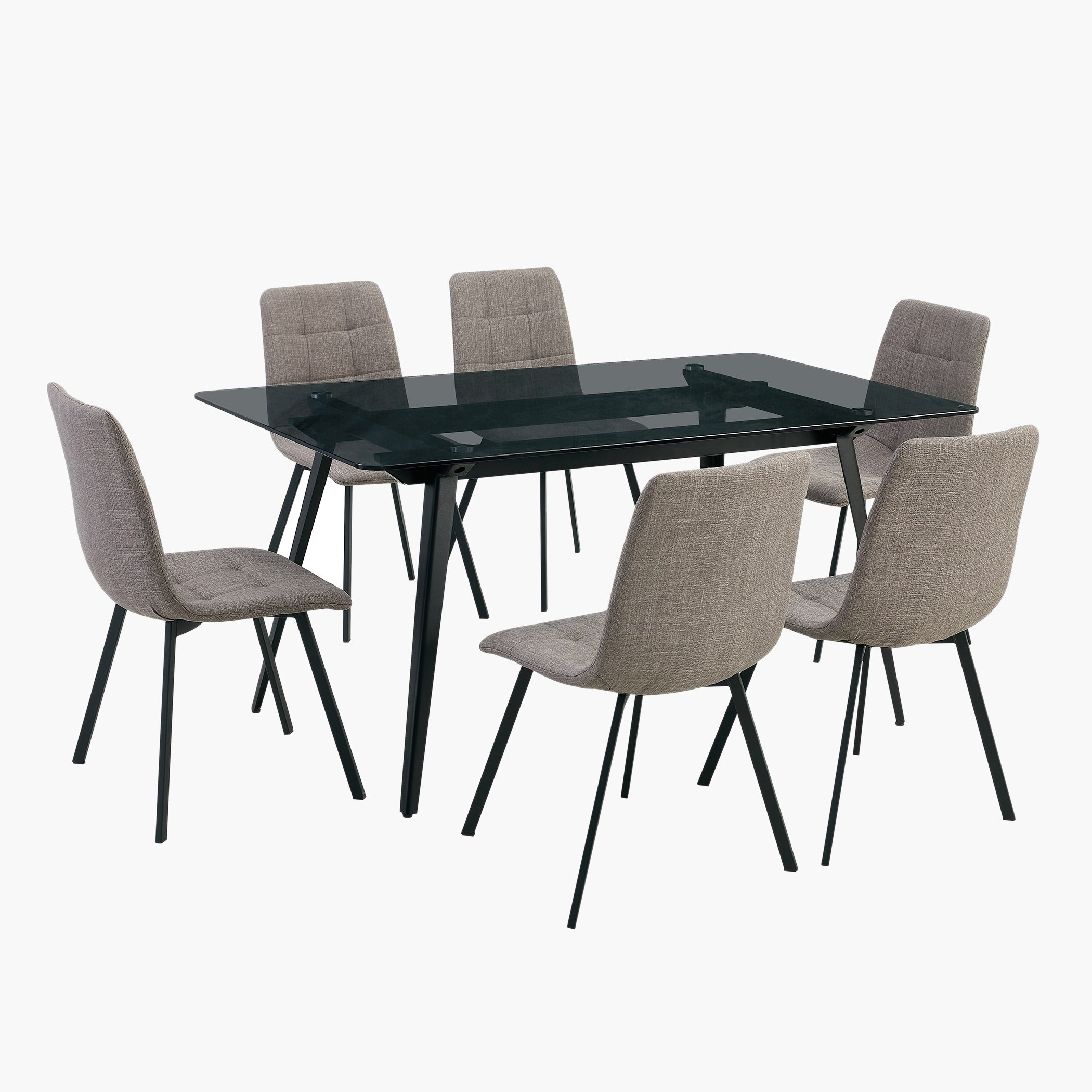 طقم سفرة 6 مقاعد من مونتي-hbxfurniture-diningtablesandsets-diningsets-sixseater-image-2