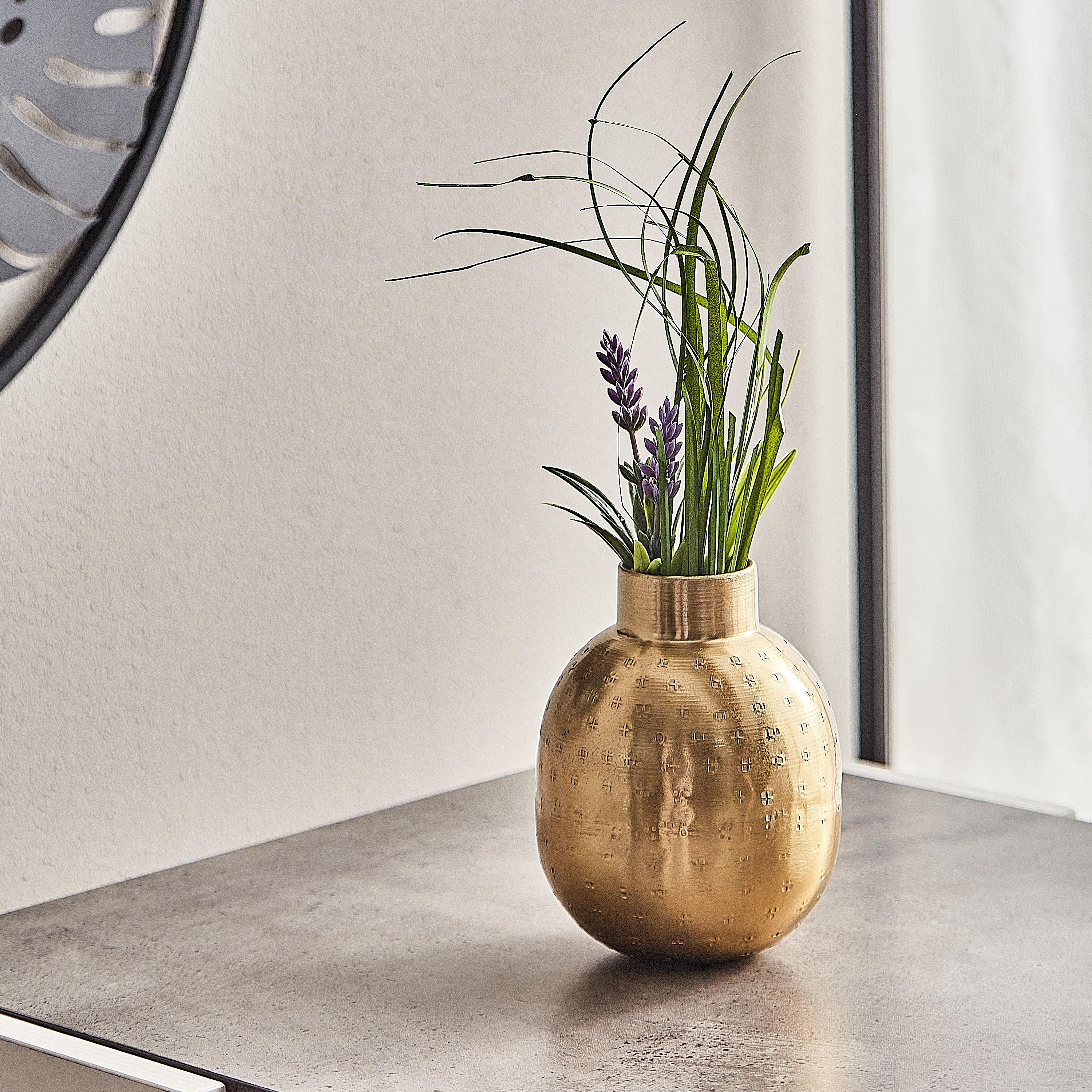 Avya Metal Vase - 10x15 cm-hbxbedroom-decorandaccessories-vases-image-1