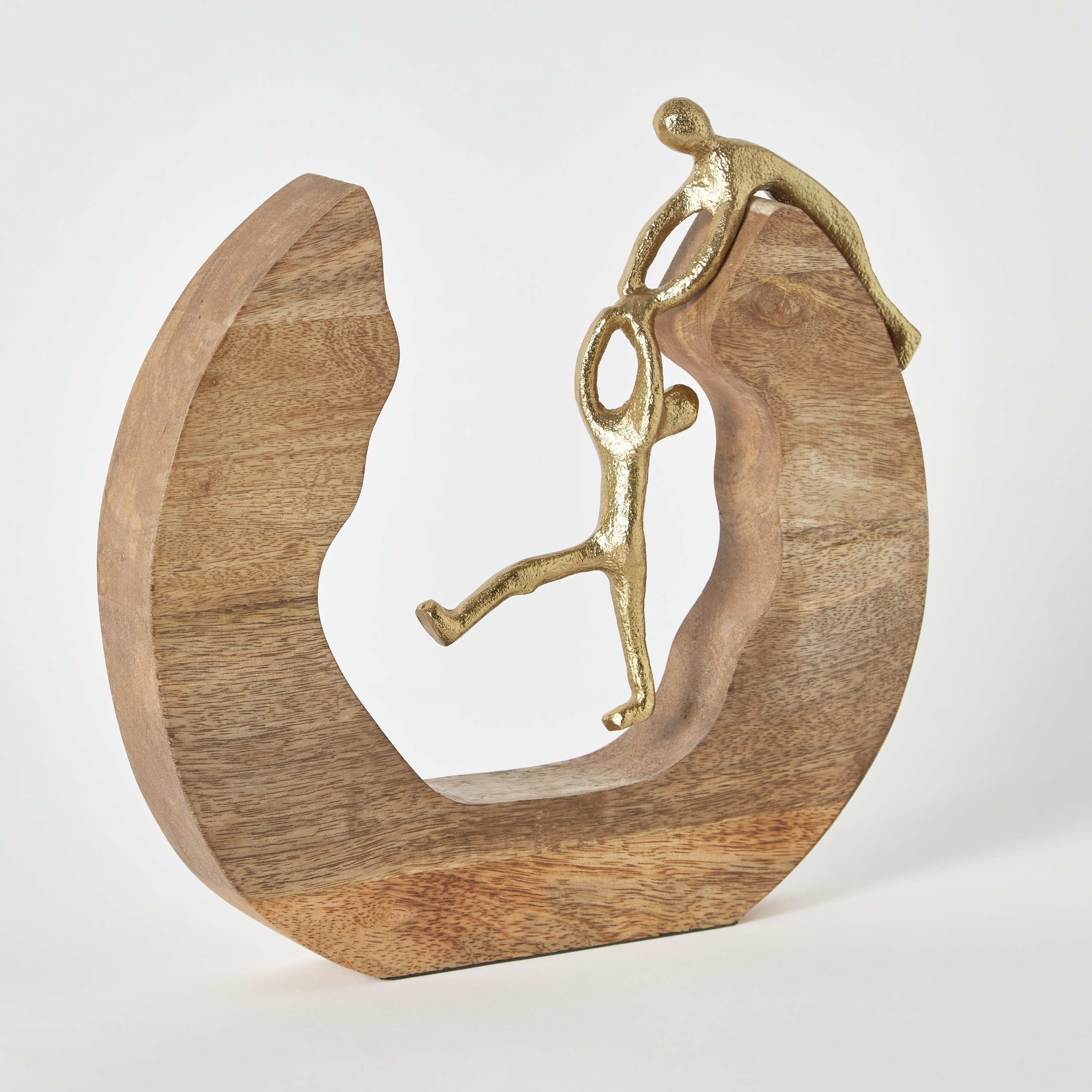 تمثال معدن وخشب من أودين - 28x4x27 سم-hbxhomeware-homedecor-figurinesandornaments-image-6
