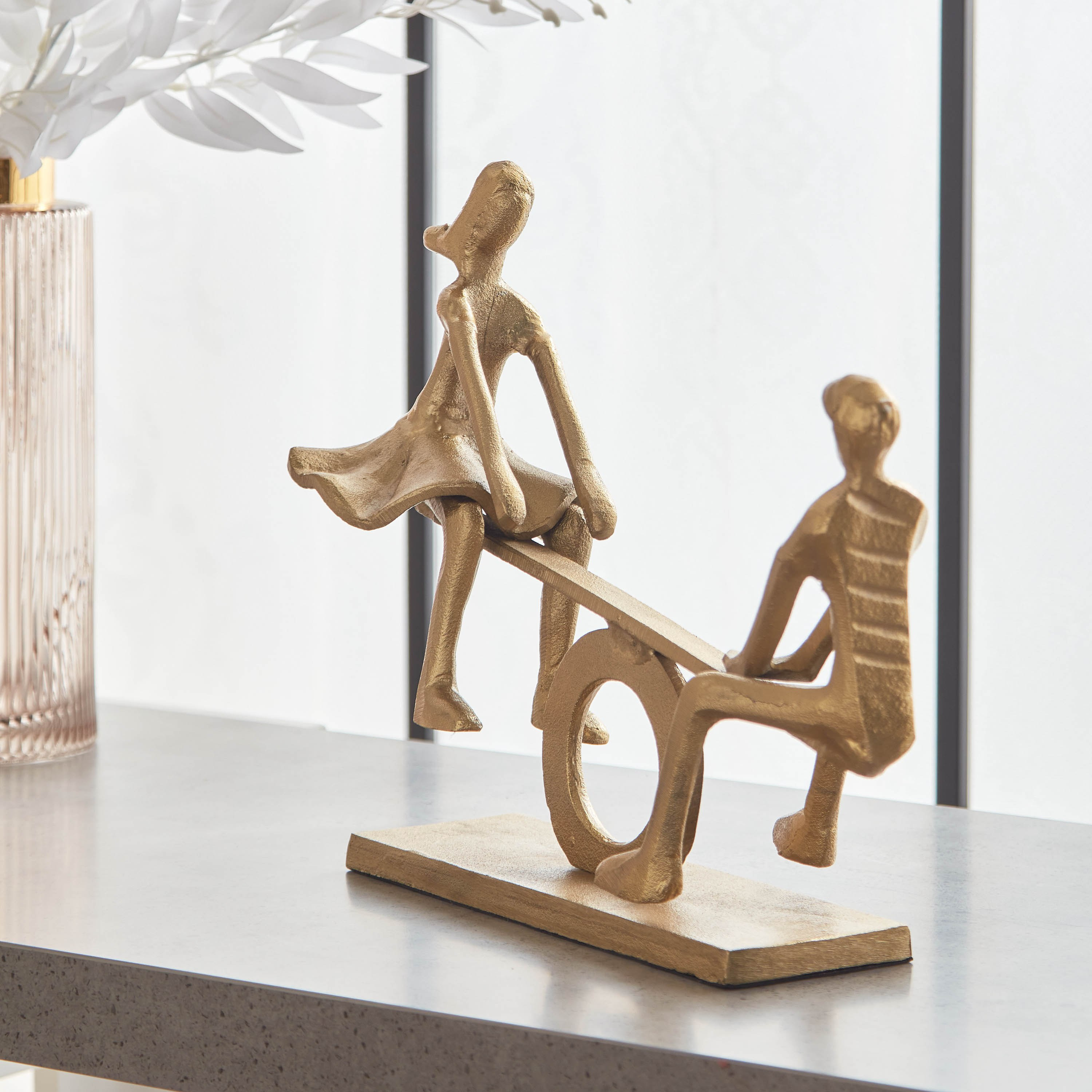 قطعة ديكور معدني من أودين - 39x11x32 سم-hbxhomeware-homedecor-figurinesandornaments-image-2