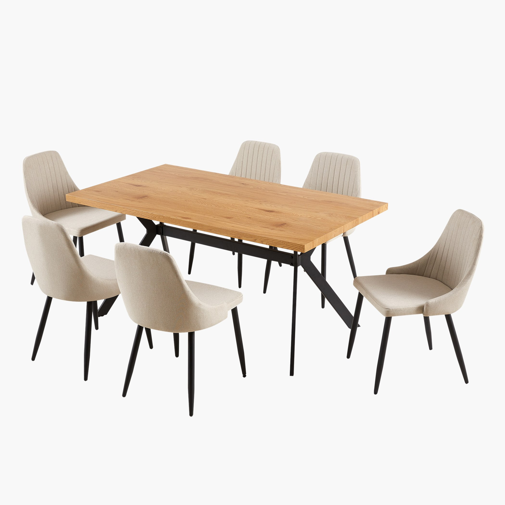 Albert 6-Seater Dining Set-hbxfurniture-diningtablesandsets-diningsets-sixseater-image-13