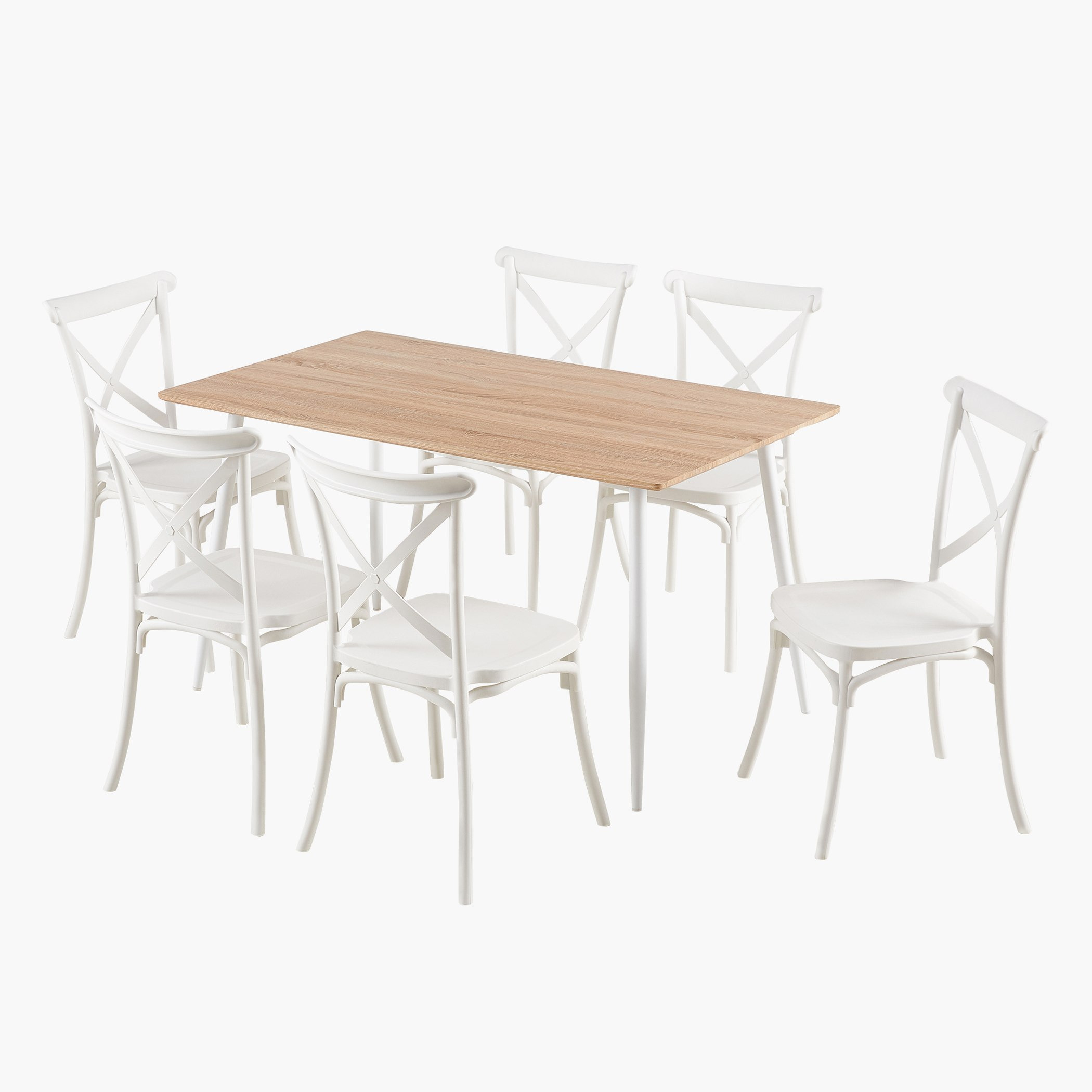 طقم سفرة 6 مقاعد من كالدر-hbxfurniture-diningtablesandsets-diningsets-sixseater-image-16