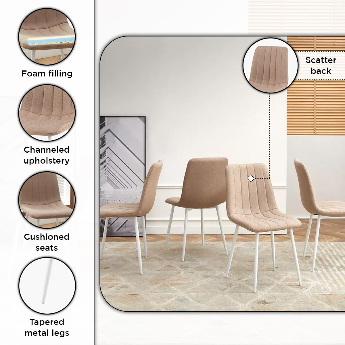 طقم سفرة 6 مقاعد من كيب تاون-hbxfurniture-diningtablesandsets-diningsets-sixseater-image-6