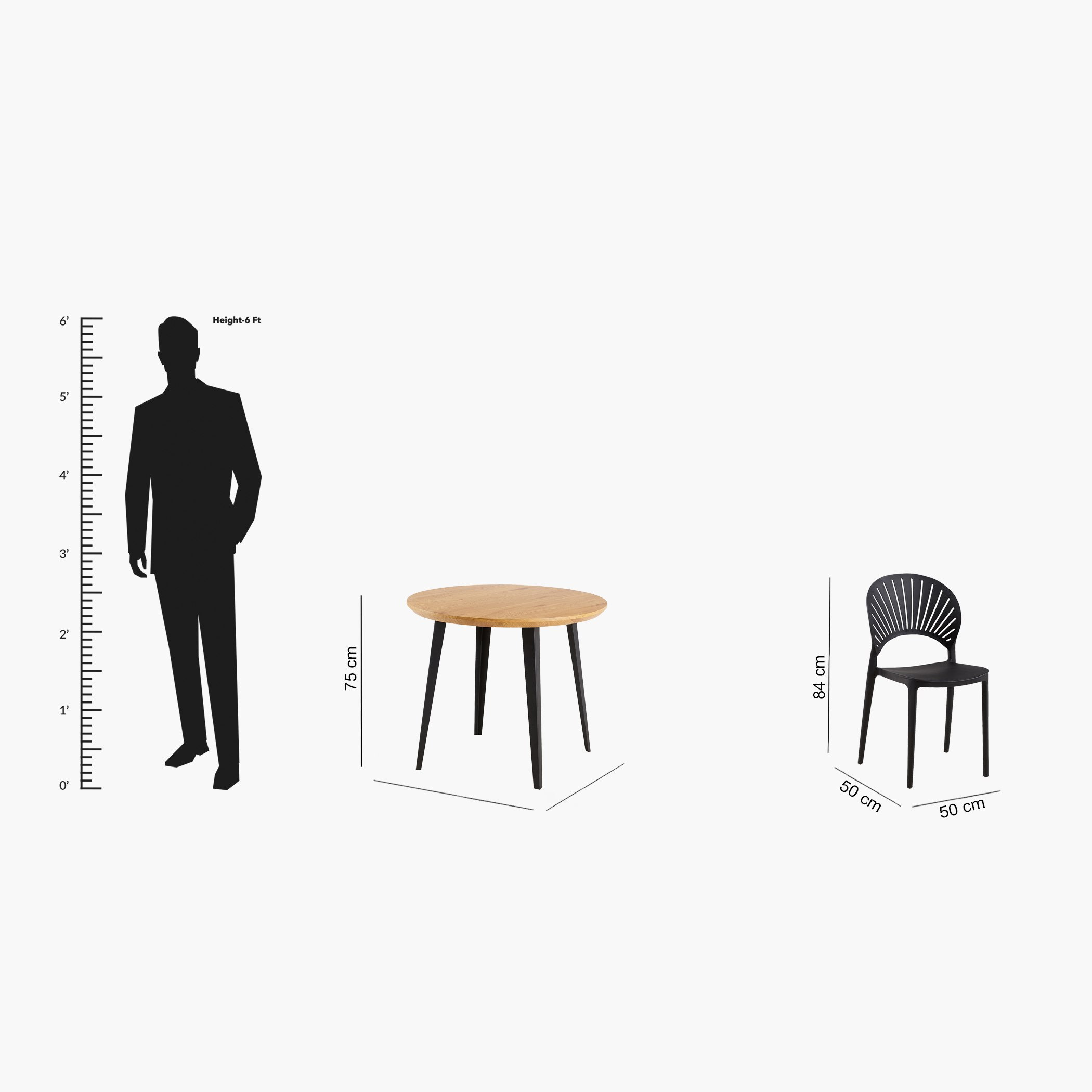 طقم سفرة مستدير 4 مقاعد من أوربان صن شاين-hbxdiningroom-diningtablesandsets-diningsets-fourseater-image-17