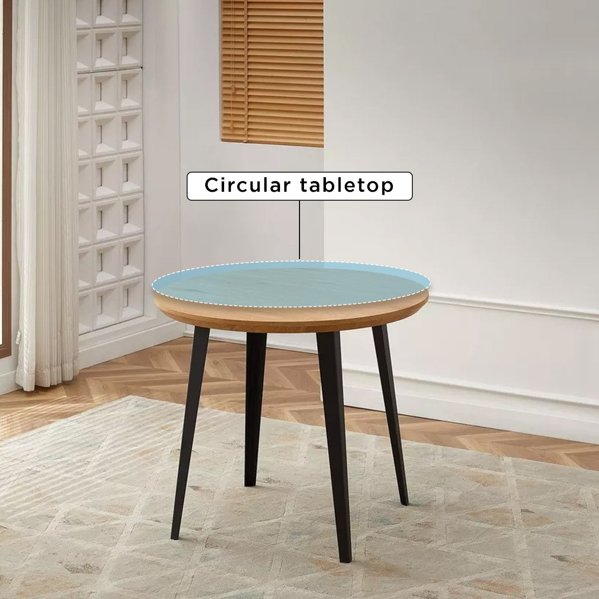 طقم سفرة مستدير 4 مقاعد من أوربان صن شاين-hbxdiningroom-diningtablesandsets-diningsets-fourseater-image-5