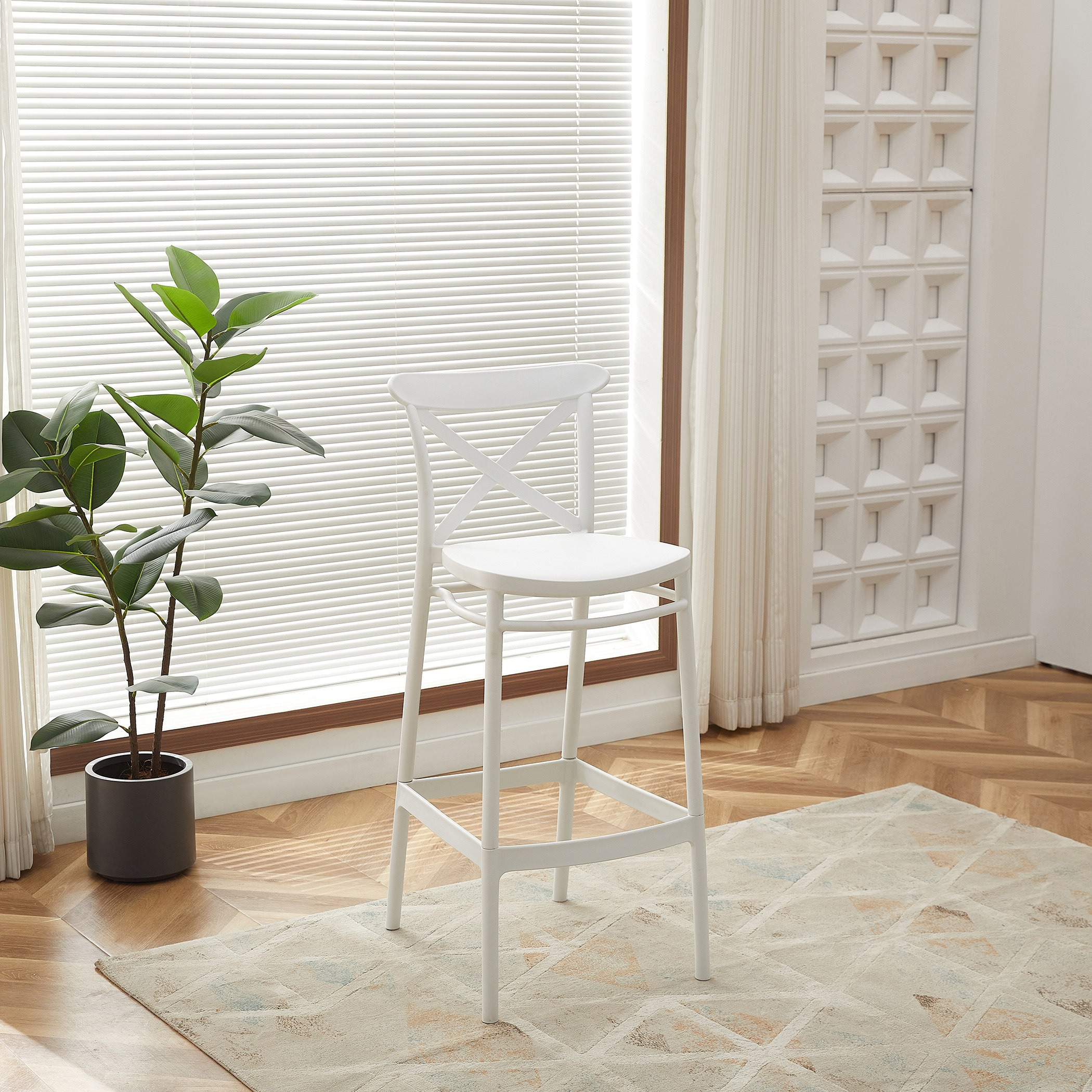 كرسي مشرب بارتفاع المنضدة من كالدر-hbxfurniture-diningroom-barcountersandbarstools-image-1