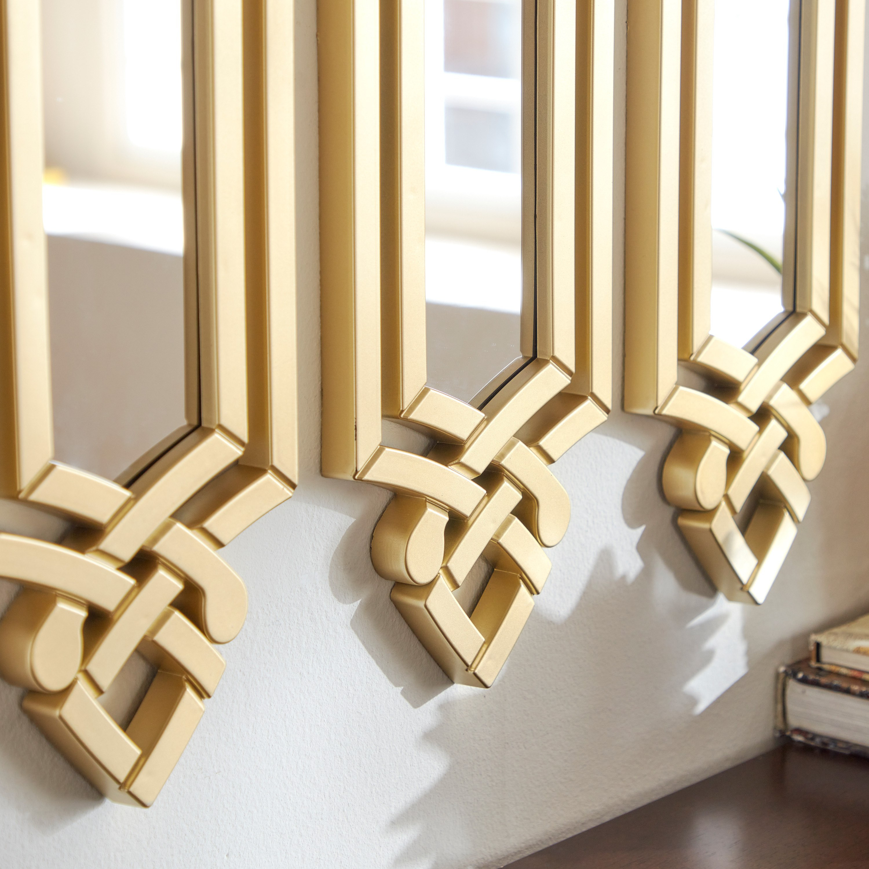 طقم مرآة حائط ديكور 3 قطع من إلباي - 49.5x2x54.5 سم-hbxhomeware-hbxdecorandfurnishings-image-4