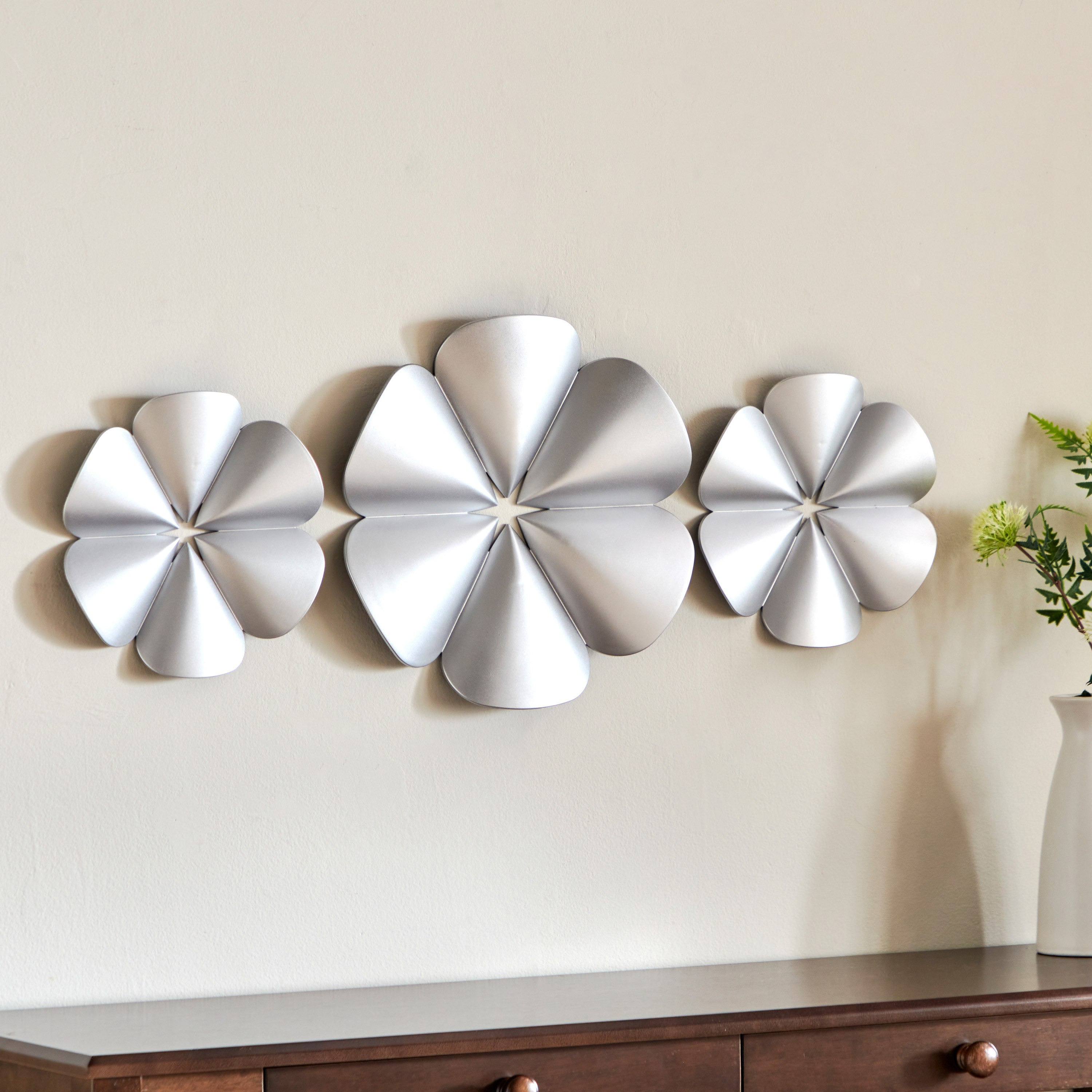 طقم زينة حائط معدن للديكور 3 قطع من إلباي-hbxdiningroom-walldecor-wallart-image-1
