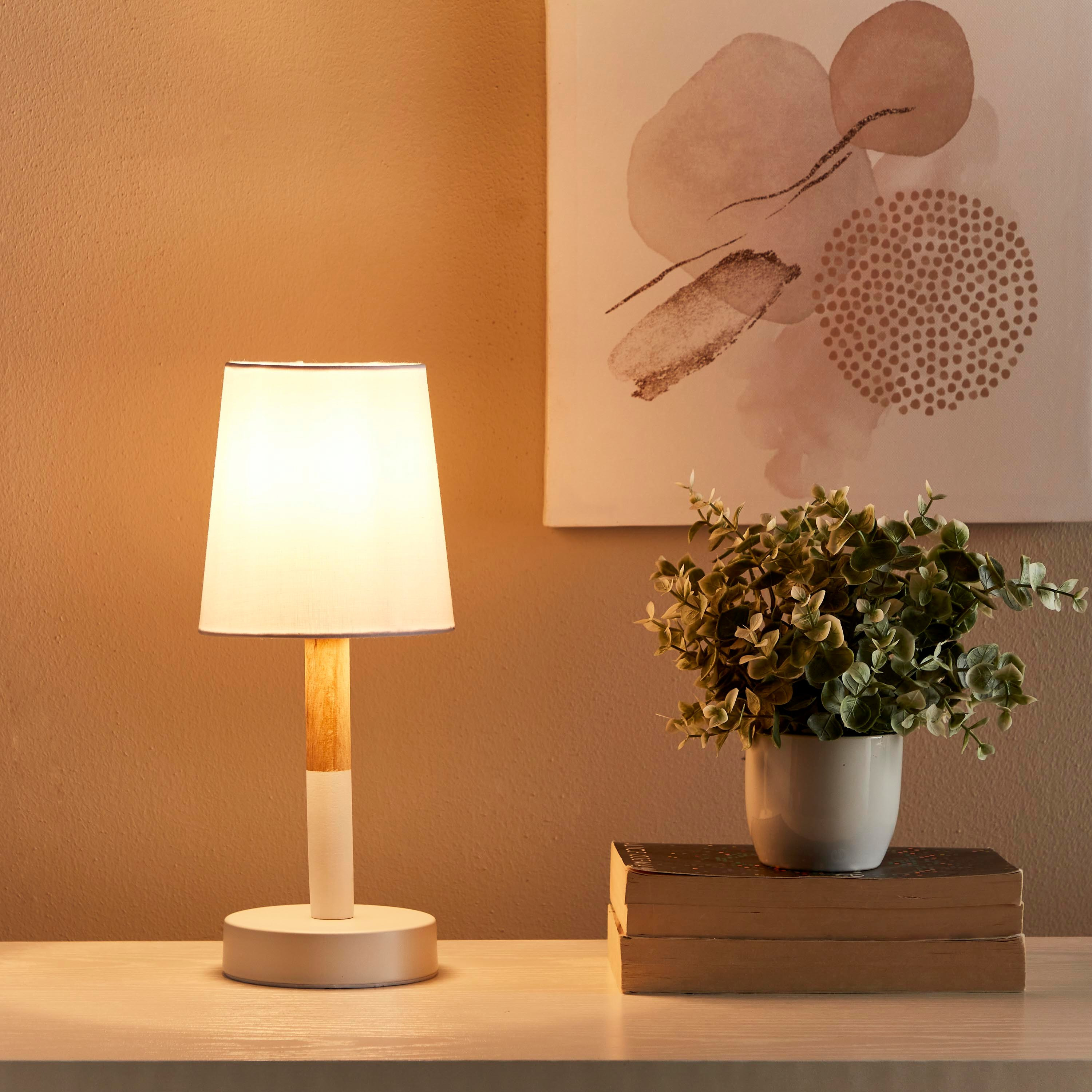 مصباح طاولة خشب ومعدن من كوريل - 13x29 سم-hbxlivingroom-lighting-tablelamps-image-5