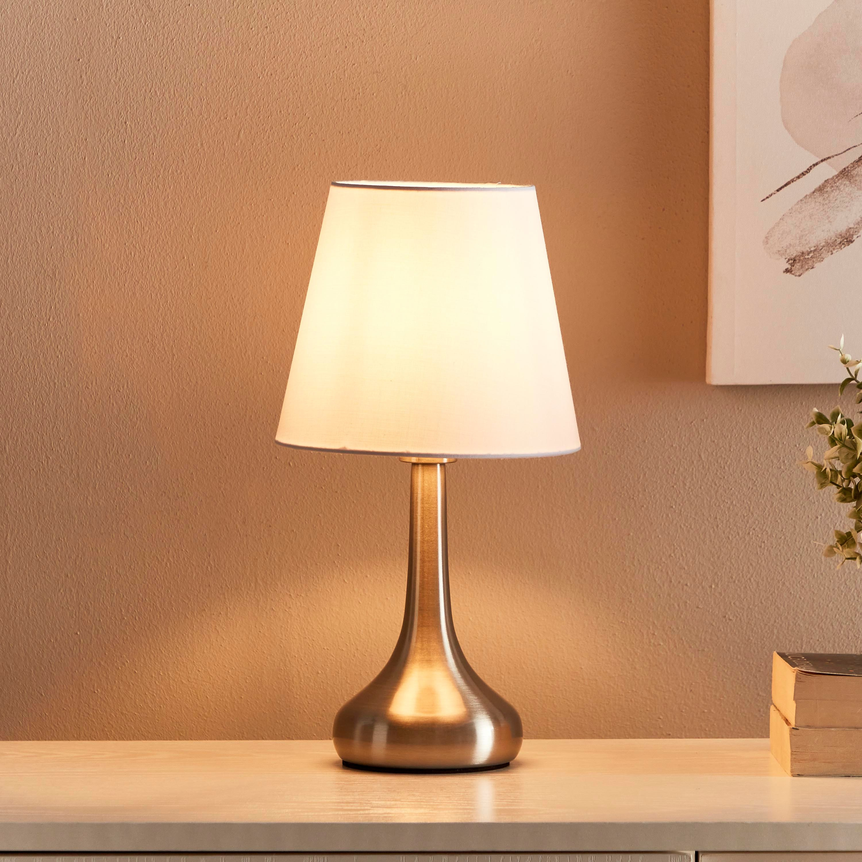 مصباح طاولة معدن بخافت ضوء باللّمس من كوريل - 18x33 سم-hbxlivingroom-lighting-tablelamps-image-2