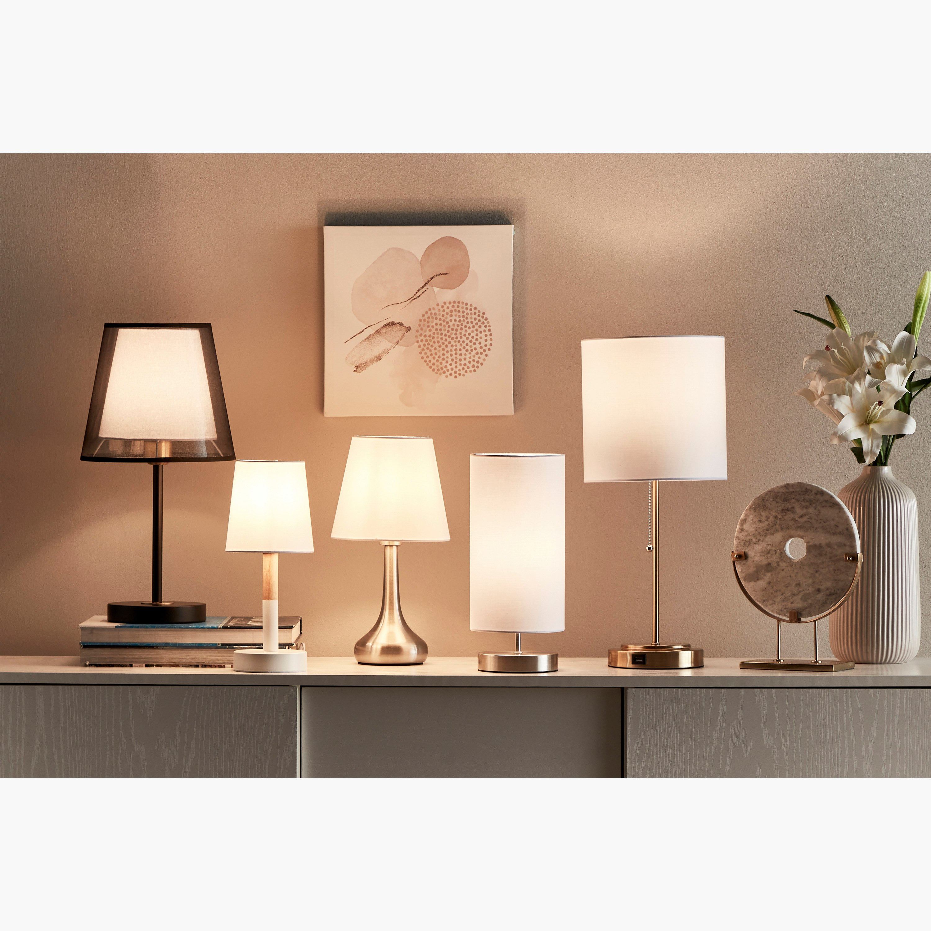 مصباح طاولة معدن من كوريل - 44 سم-hbxlivingroom-lighting-tablelamps-image-6