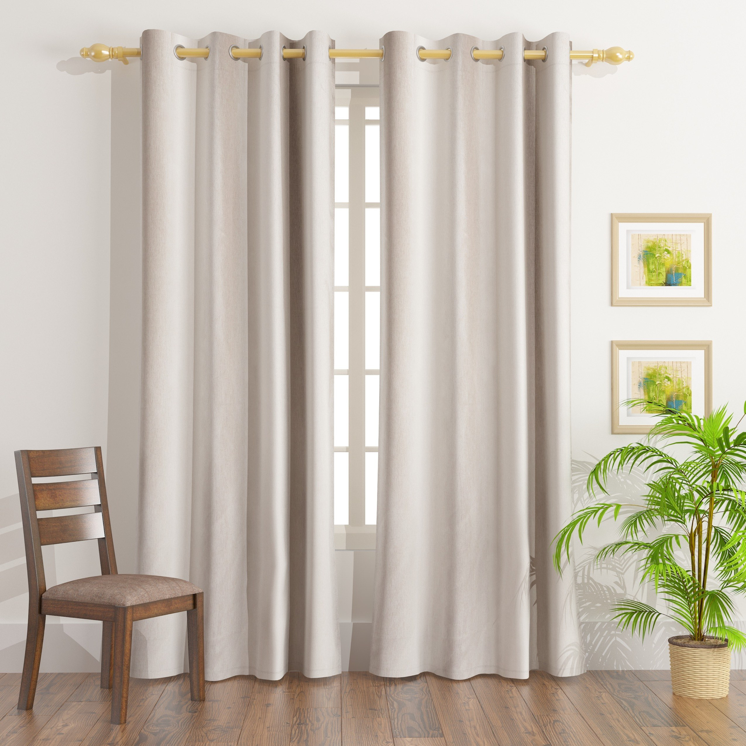 طقم ستائر معتّمة قطعتين من بورشيا - 240x140 سم-hbxhomeware-hbxdecorandfurnishings-image-1