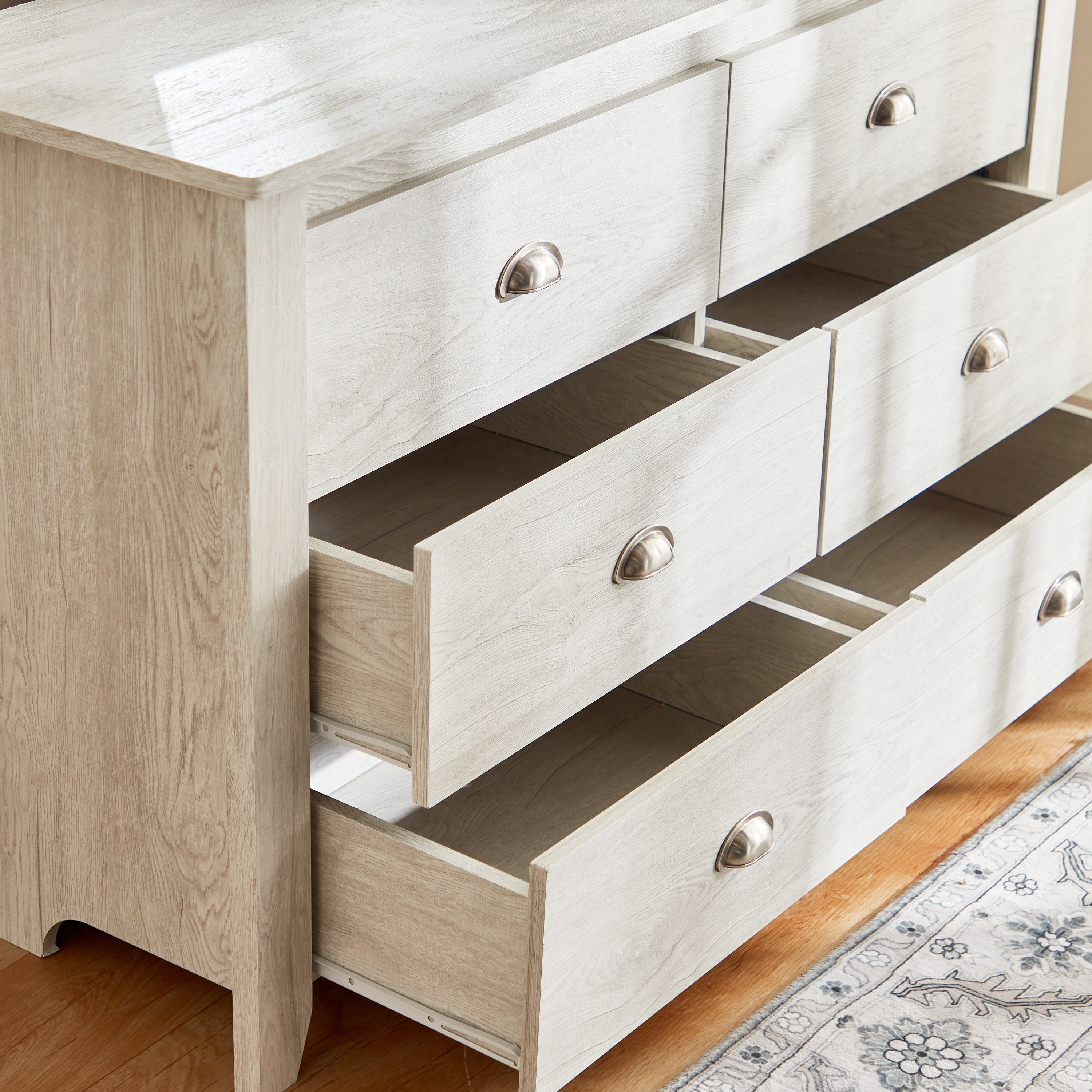 طقم غرفة نوم كينج 5 قطع - أكسفورد - 180x200 سم-hbxbedroom-bedsandbedsets-bedroomsets-king-image-15