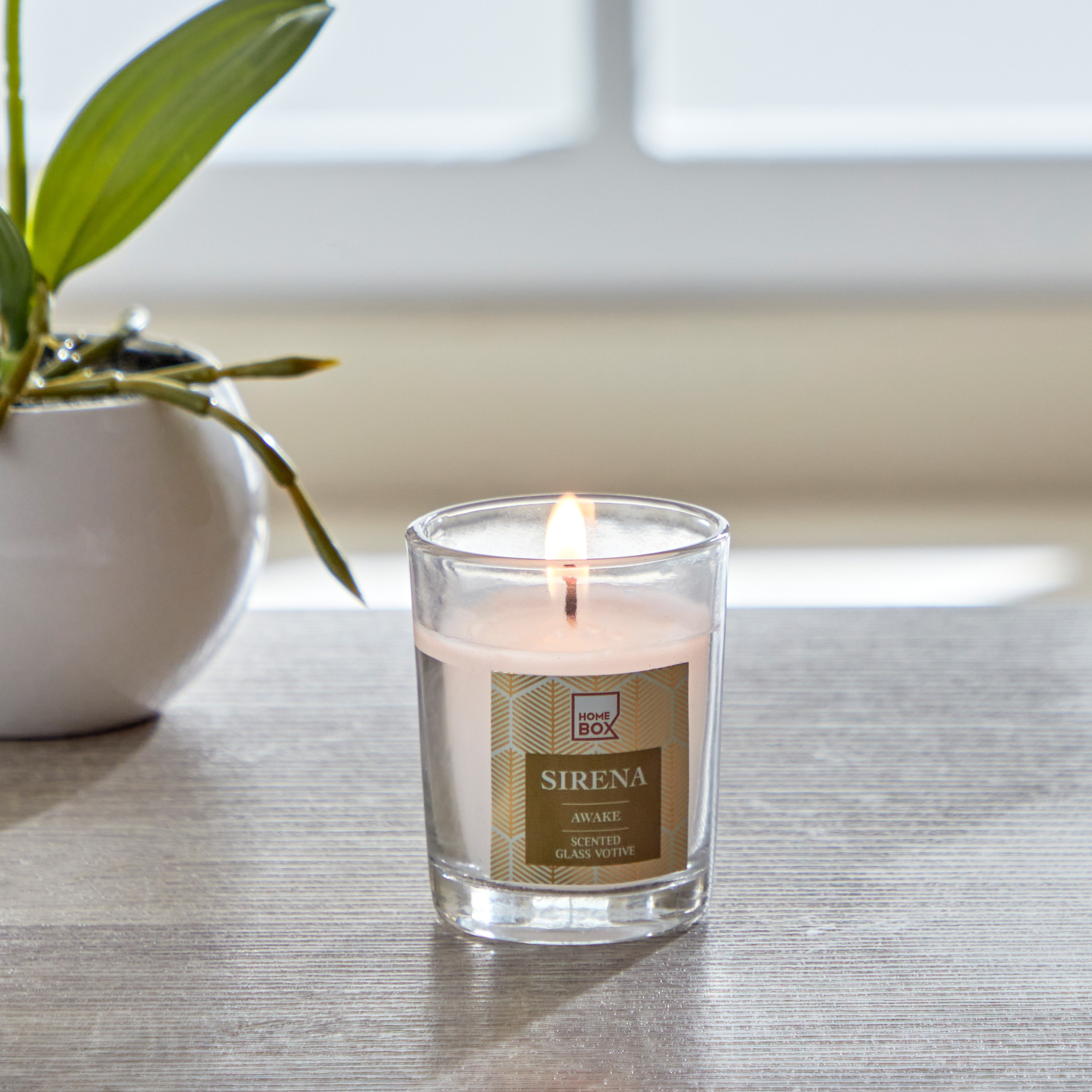 شمعة معطرة في جرة زجاجية مونوكروم كلاسيكس أرت أويك من سيرينا-hbxlivingroom-decorandaccessories-candles-image-2