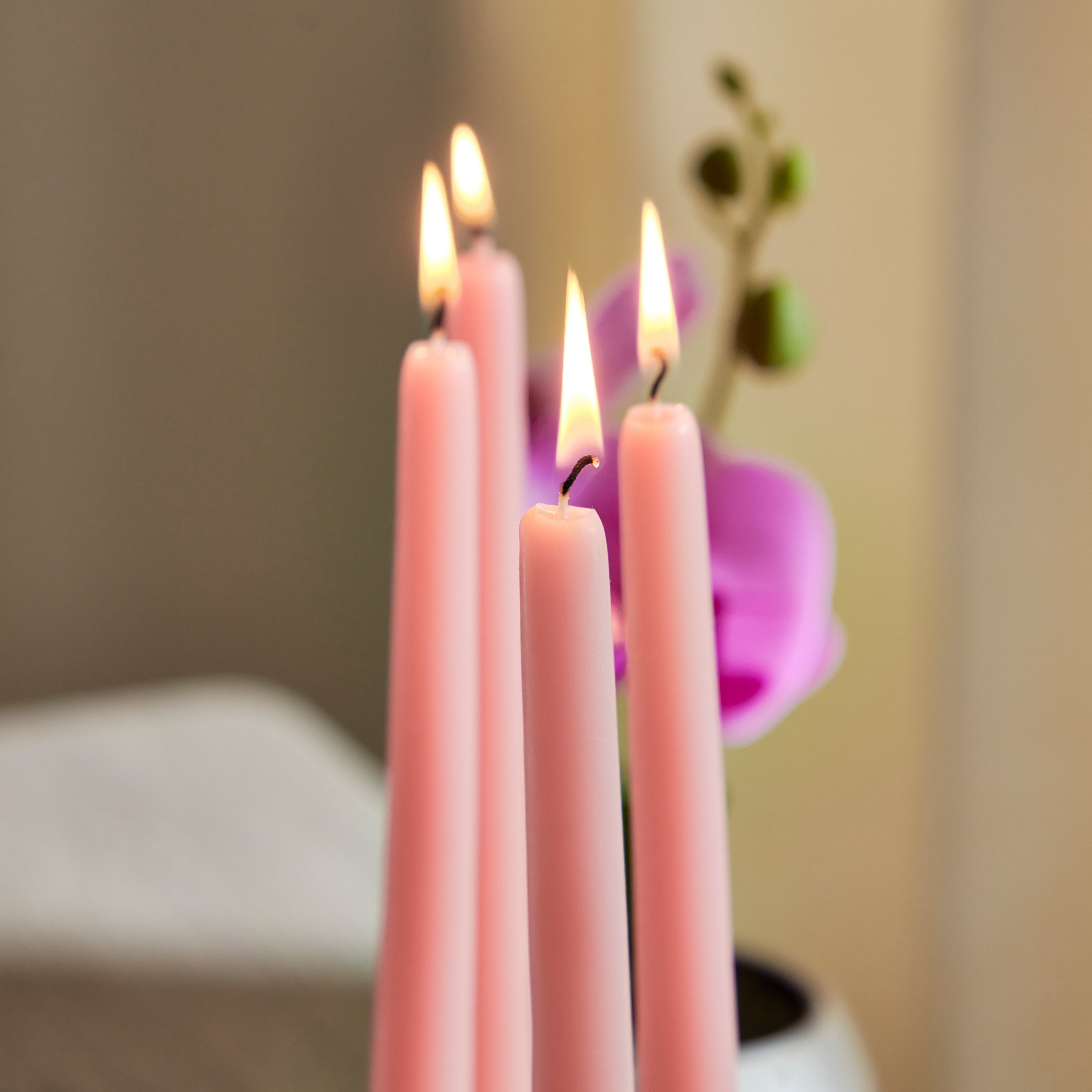 طقم شموع صغيرة 4 قطع برائحة الليمون والباتشولي من سيرينا - 48 جرام-hbxlivingroom-decorandaccessories-candles-image-3
