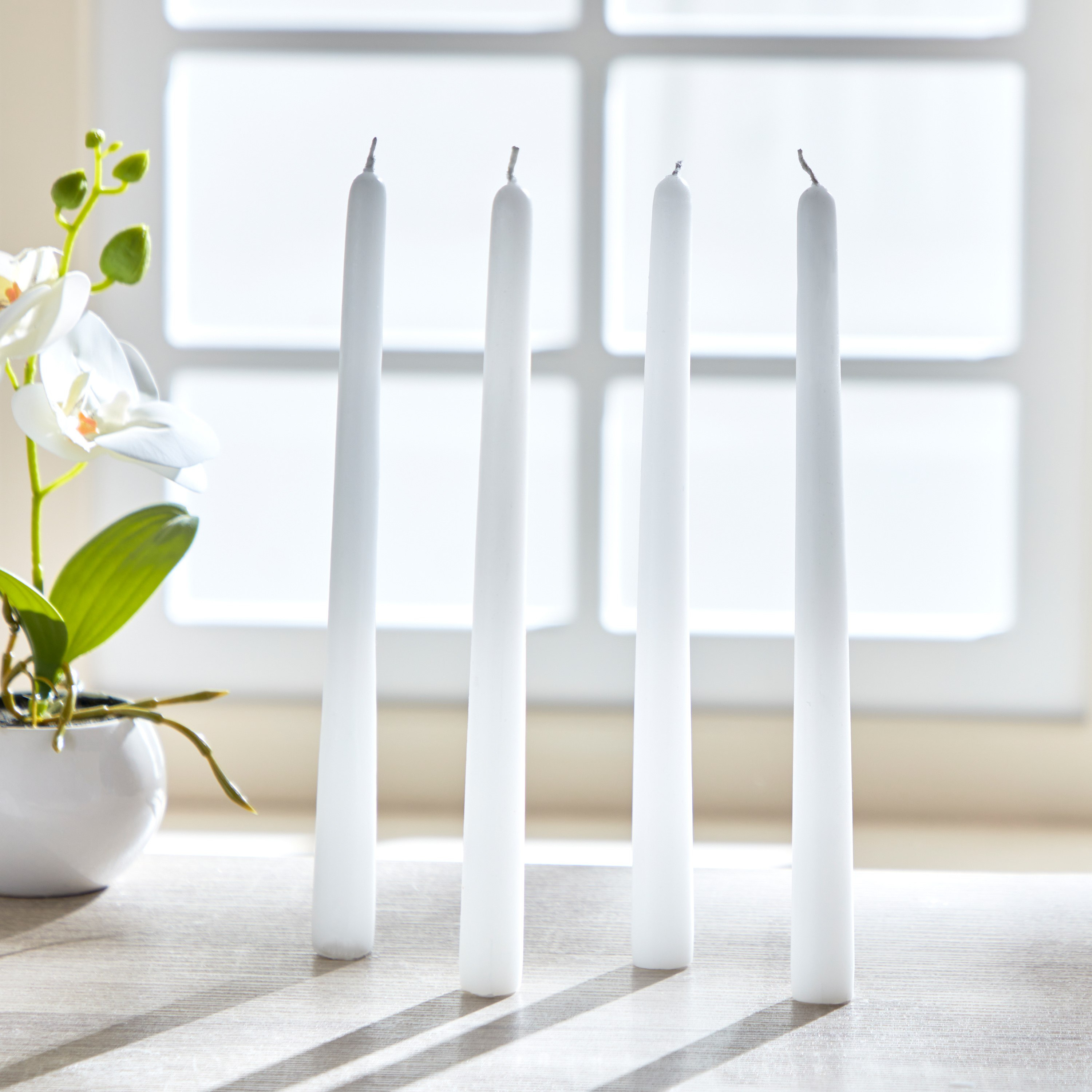 Sirena Monochrome Classics 4-Piece Awake Taper Candle Set - 48 gm-hbxlivingroom-decorandaccessories-candles-image-1