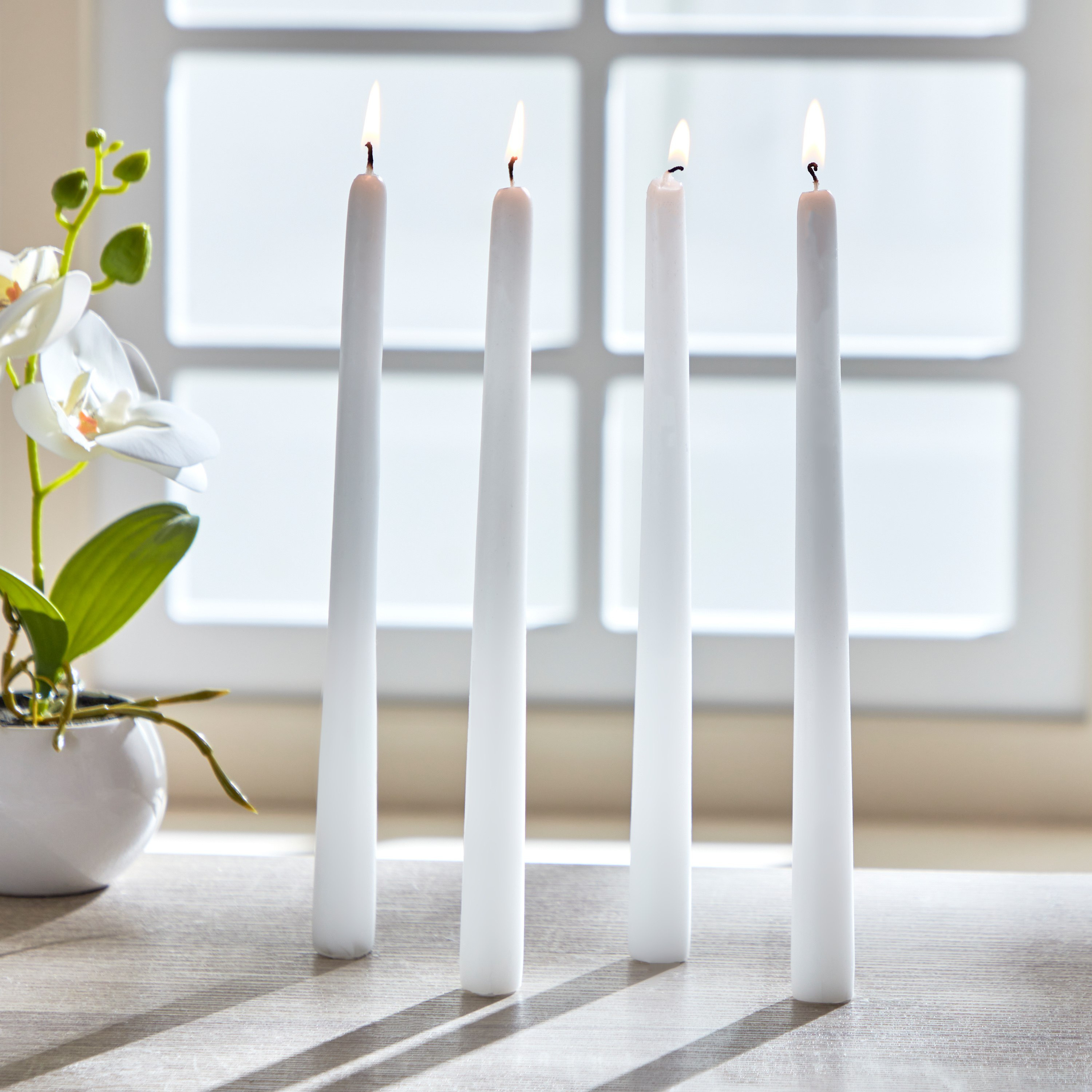 Sirena Monochrome Classics 4-Piece Awake Taper Candle Set - 48 gm-hbxlivingroom-decorandaccessories-candles-image-2