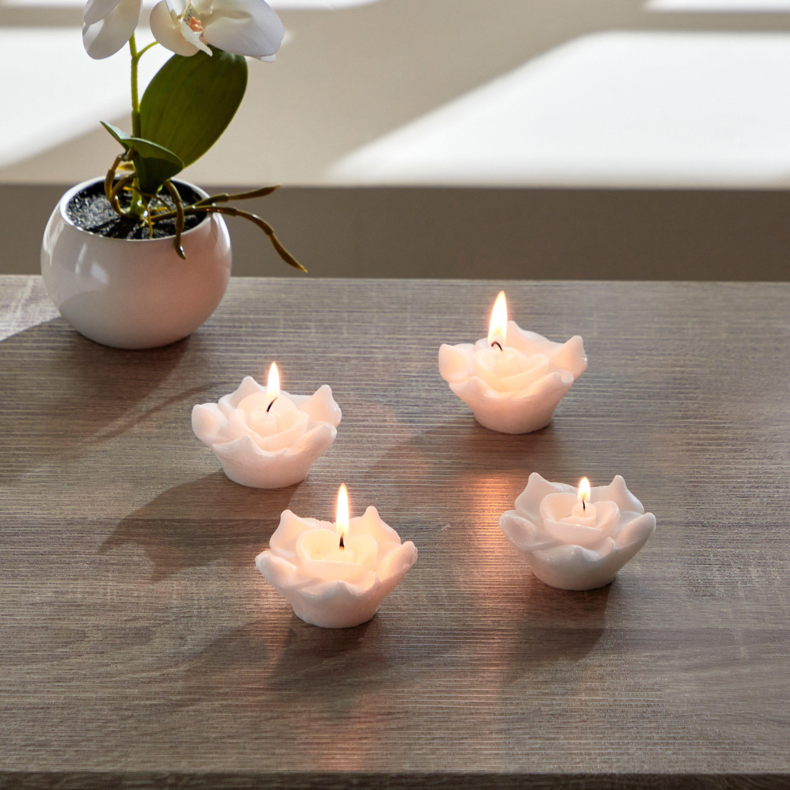 Sirena Future Eden 4-Piece Gentle Aroma Floating Candle Set - 50 gm-hbxlivingroom-decorandaccessories-candles-image-2