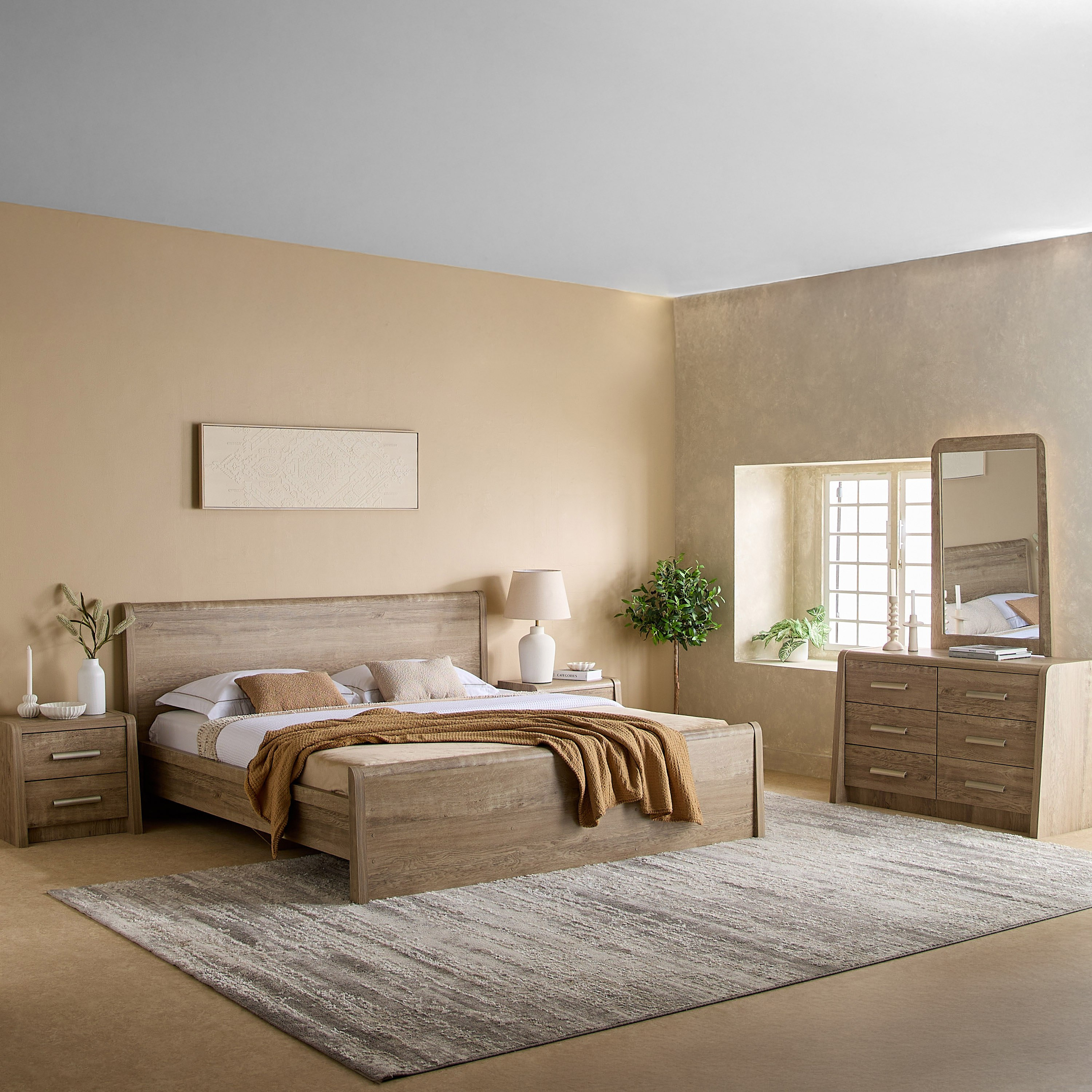 Curvy Plus King Bed - 180x200 cm-hbxfurniture-bedsandbedsets-beds-king-image-6
