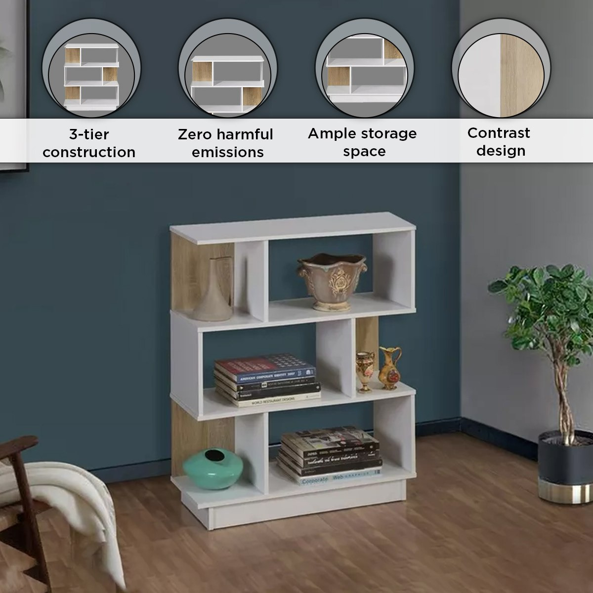 Movo Lyon 3-Tier Bookcase-hbxfurniture-office-bookcases-image-5