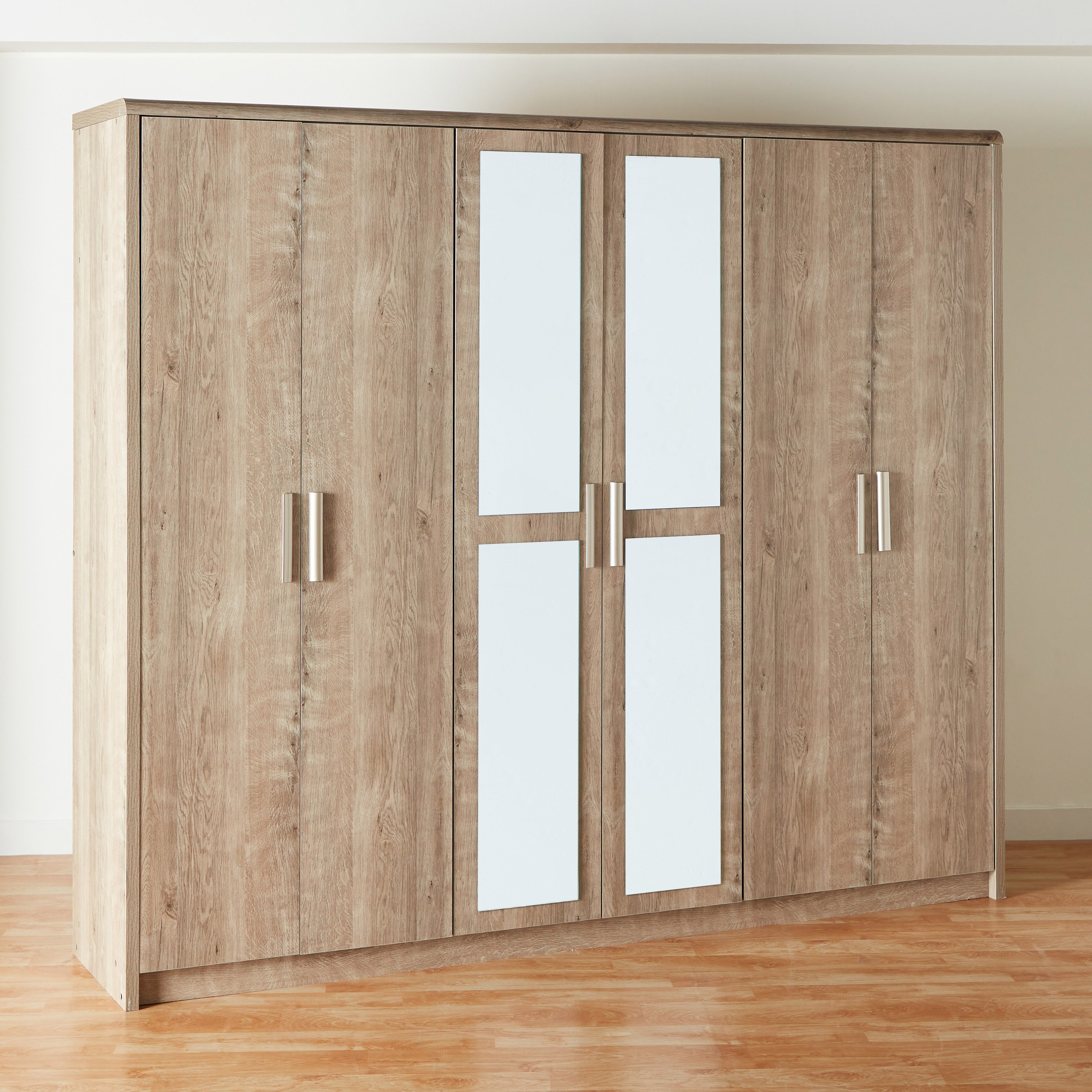 Curvy 6-Door Wardrobe with Mirror-hbxfurniture-wardrobes-image-14