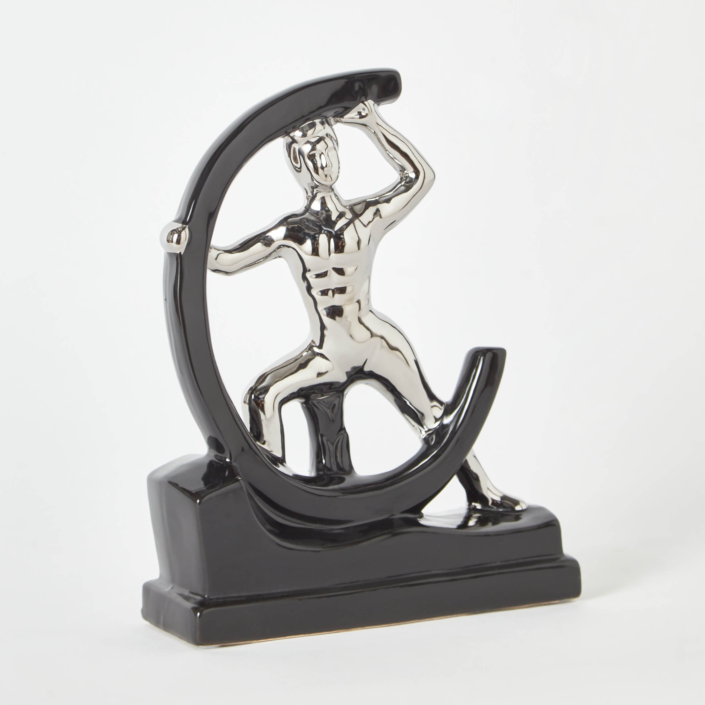 تمثال ديكور سيراميك من سيف - 20.5x7x26 سم-hbxhomeware-homedecor-figurinesandornaments-image-6
