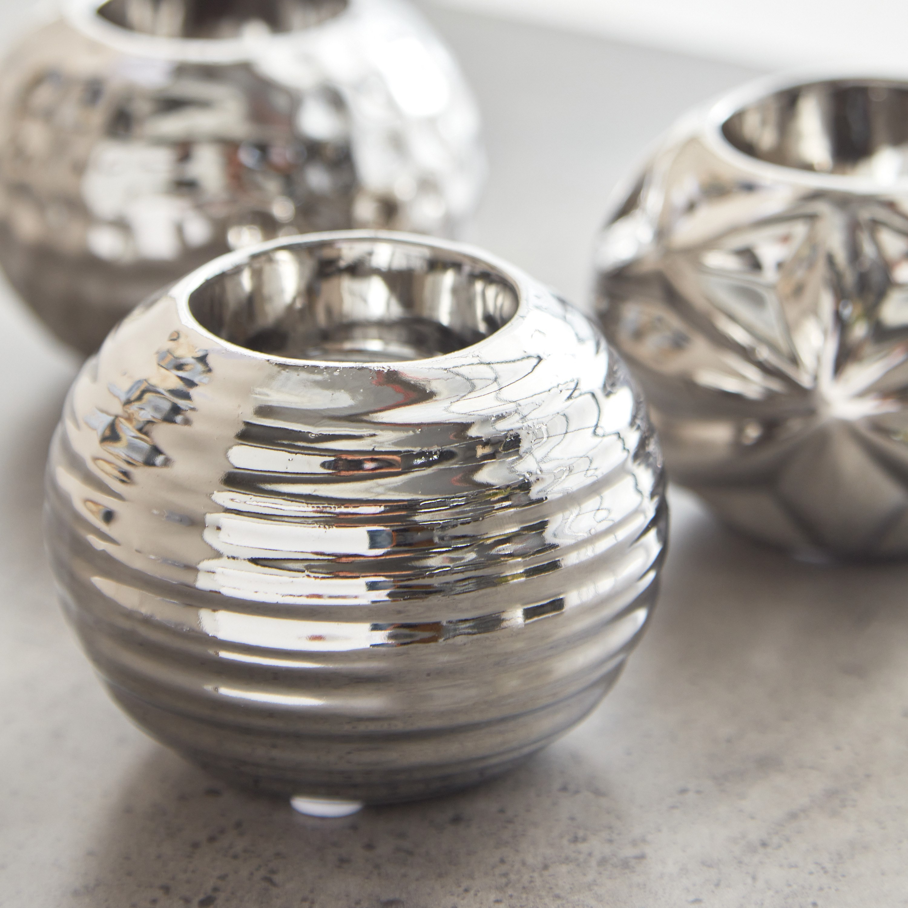 طقم حامل شموع سيراميك 3 قطع من كاسا - 9x9x7 سم-hbxlivingroom-decorandaccessories-candleholders-image-4