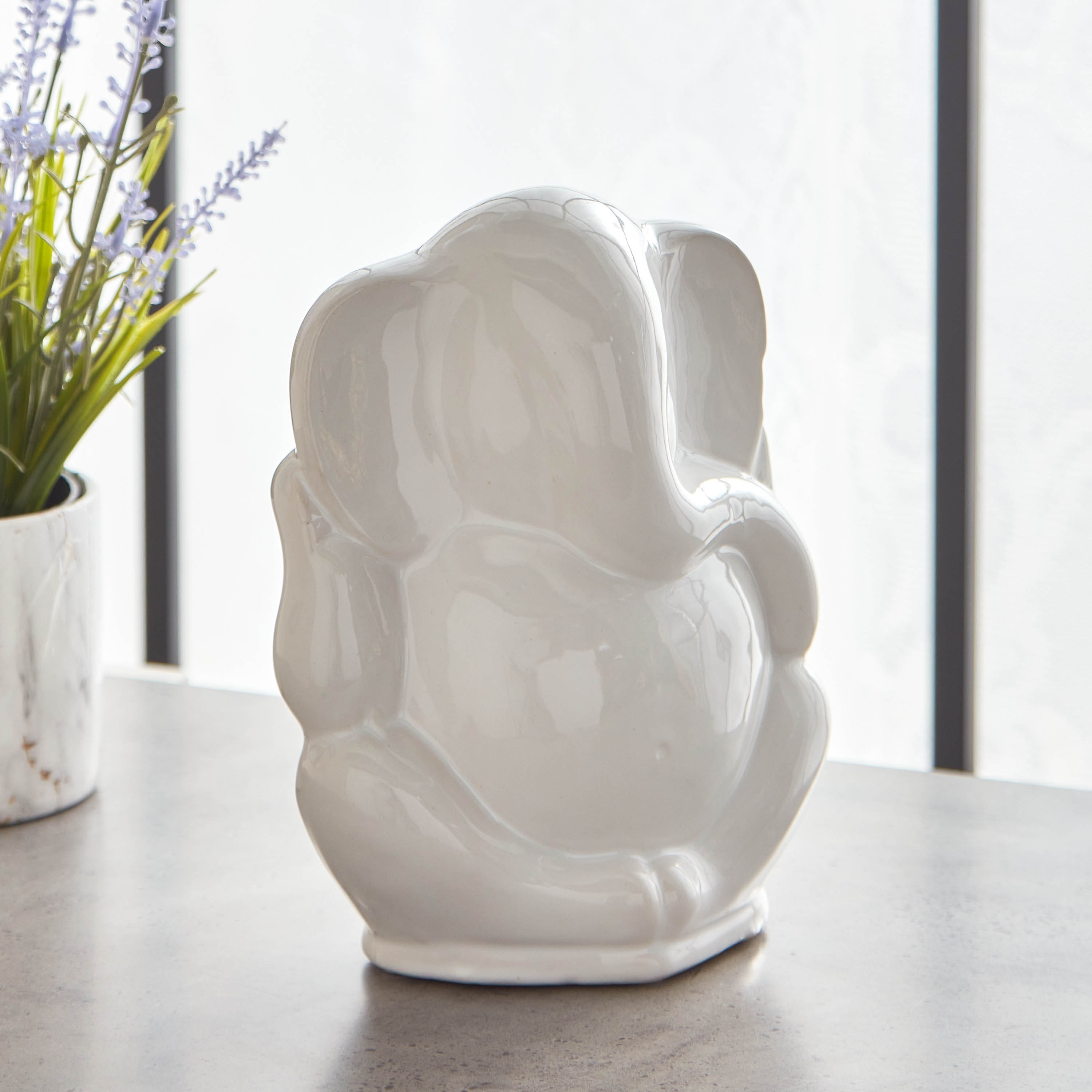 تمثال جانيشا سيراميك من سيف - 16x9x21 سم-hbxhomeware-homedecor-figurinesandornaments-image-2